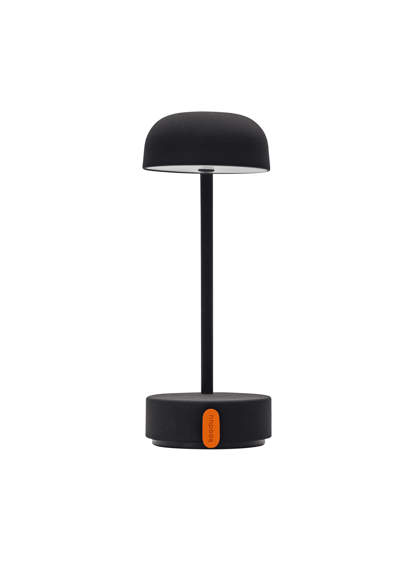 Fokus Anthracite by Kooduu: rechargeable LED lamp offering 2700K warm light, perfect for bedside or task lighting.