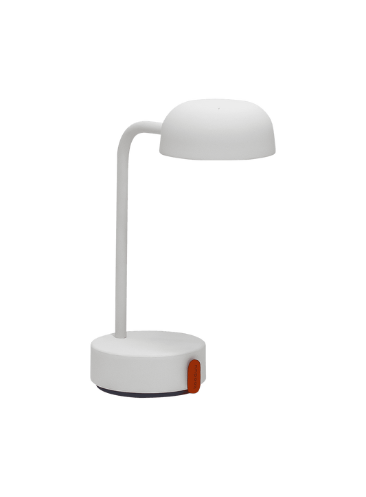 Fokus Cloudy White by Kooduu – stylish LED table lamp with adjustable lighting, perfect for work or relaxation in Canadian homes.