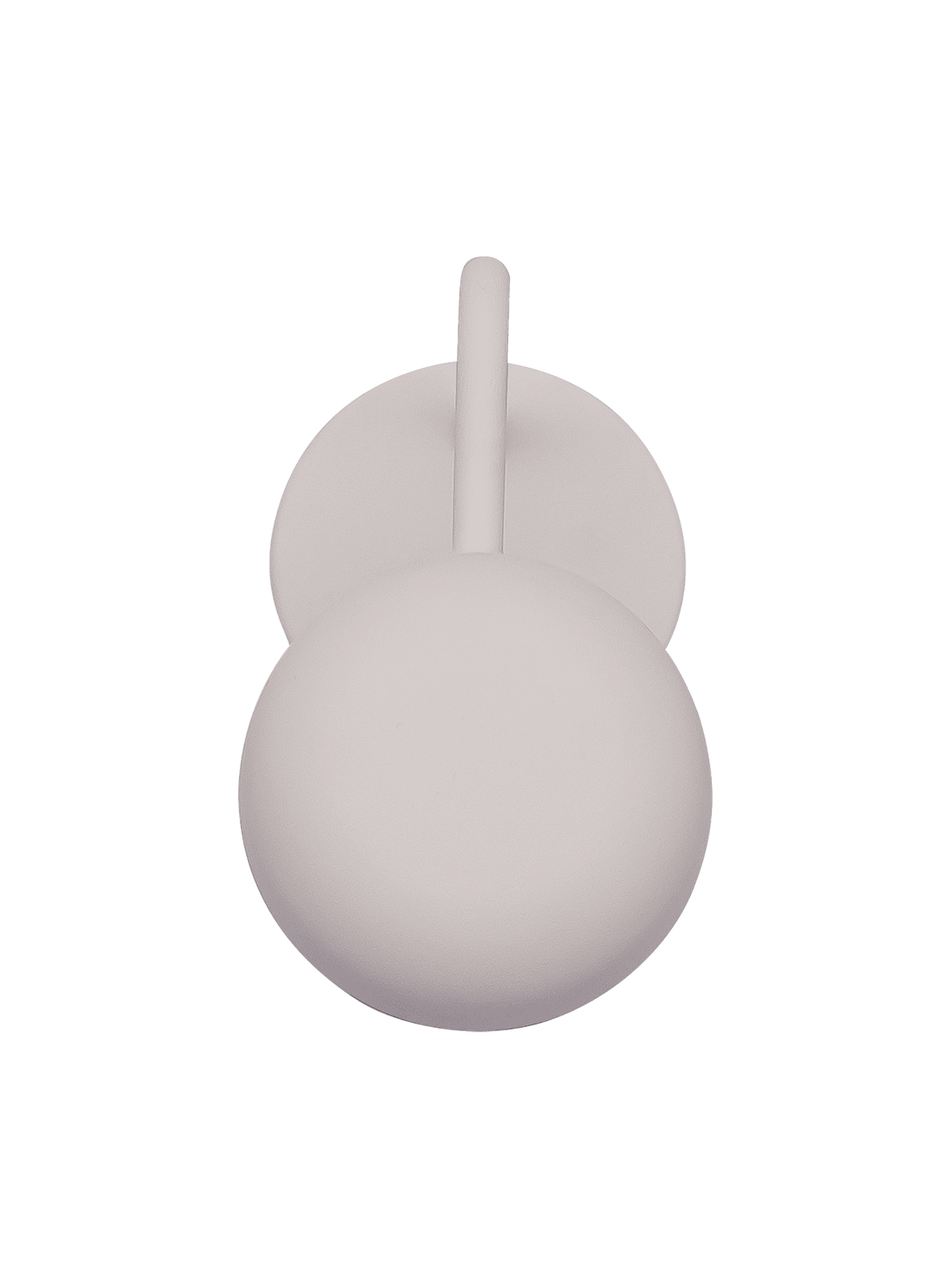Warm and inviting, the Fokus Cloudy White LED table lamp by Kooduu provides 2700K lighting with convenient USB charging.