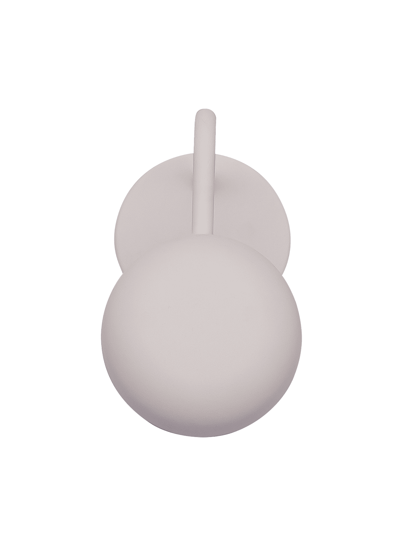 Warm and inviting, the Fokus Cloudy White LED table lamp by Kooduu provides 2700K lighting with convenient USB charging.