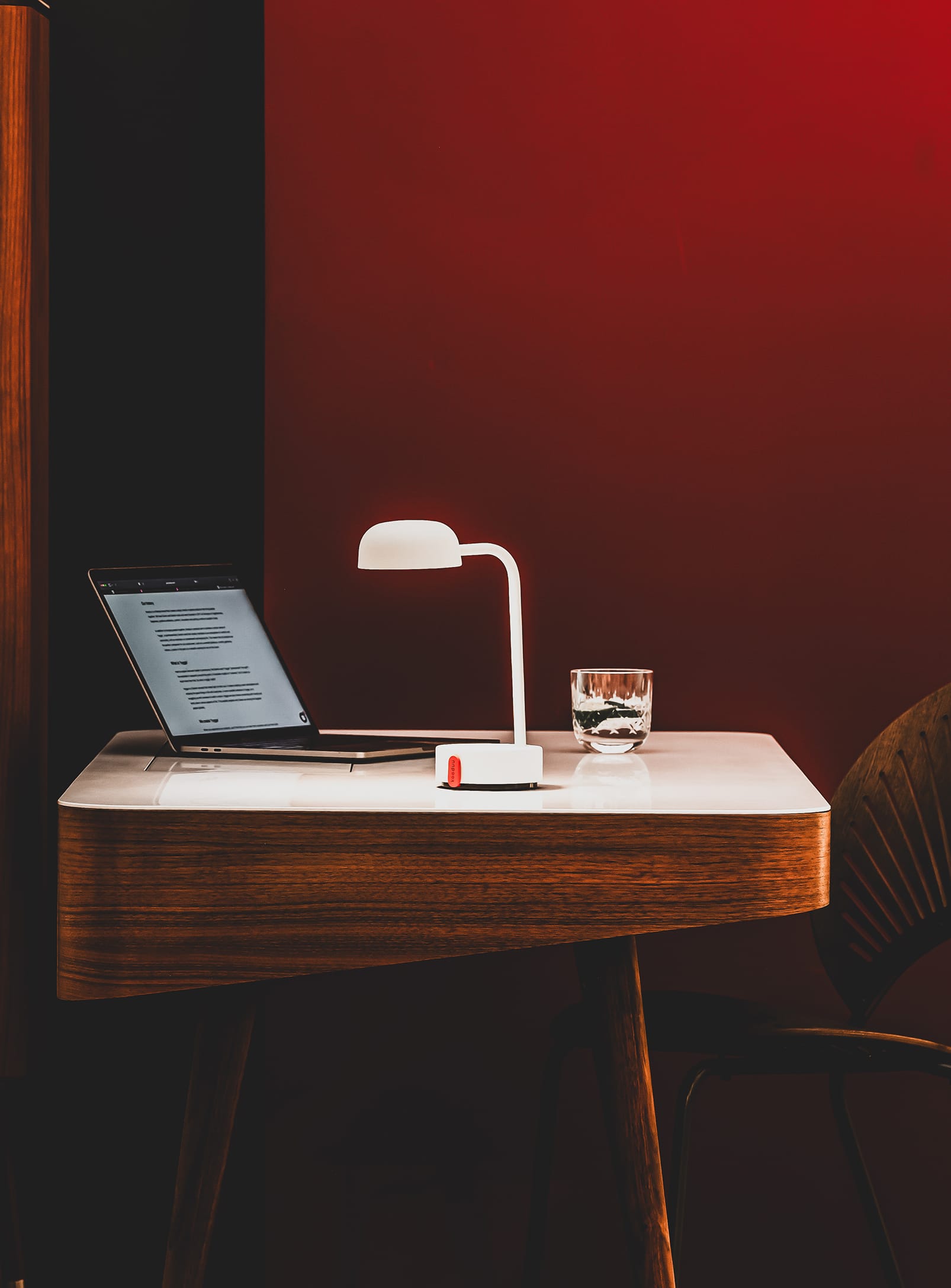 Elevate your home decor with the Fokus Cloudy White LED table lamp, blending style and functionality with warm 2700K light.