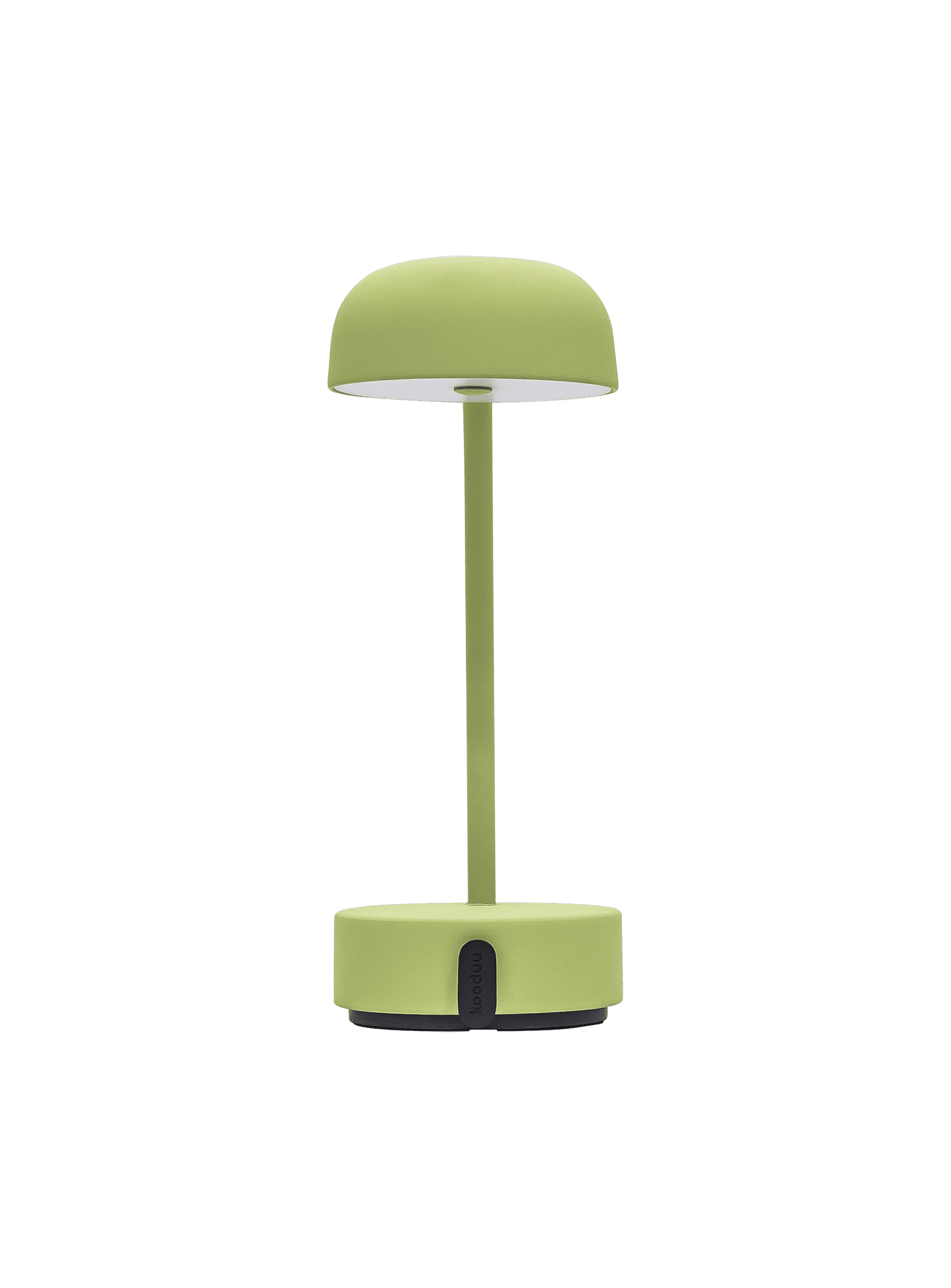 Kooduu Fokus Moss – versatile LED table lamp with USB charging and up to 40 hours of battery life for long-lasting illumination.