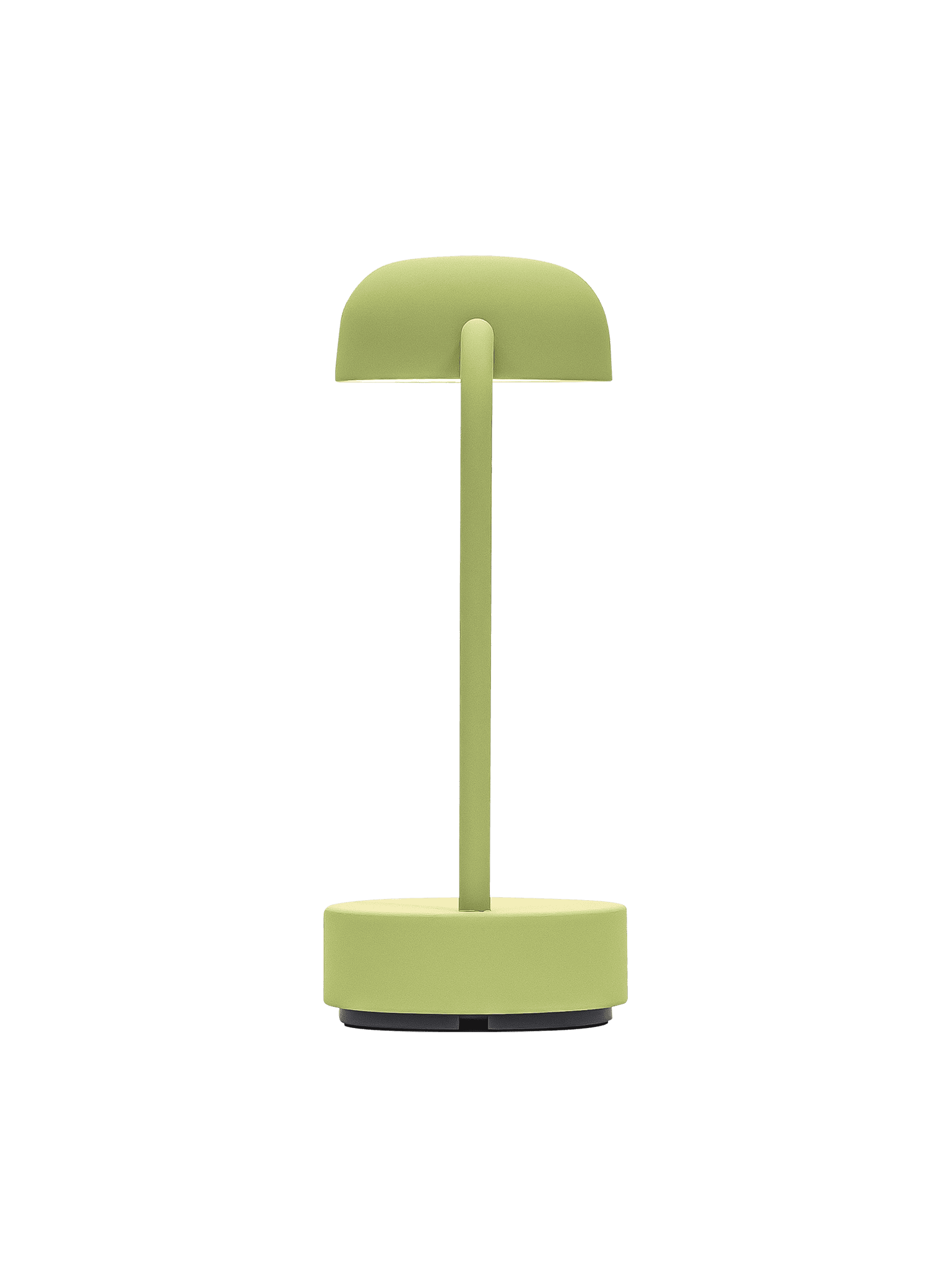 Rechargeable and dimmable Fokus Moss LED lamp by Kooduu, a stylish addition to your bedside or workspace.