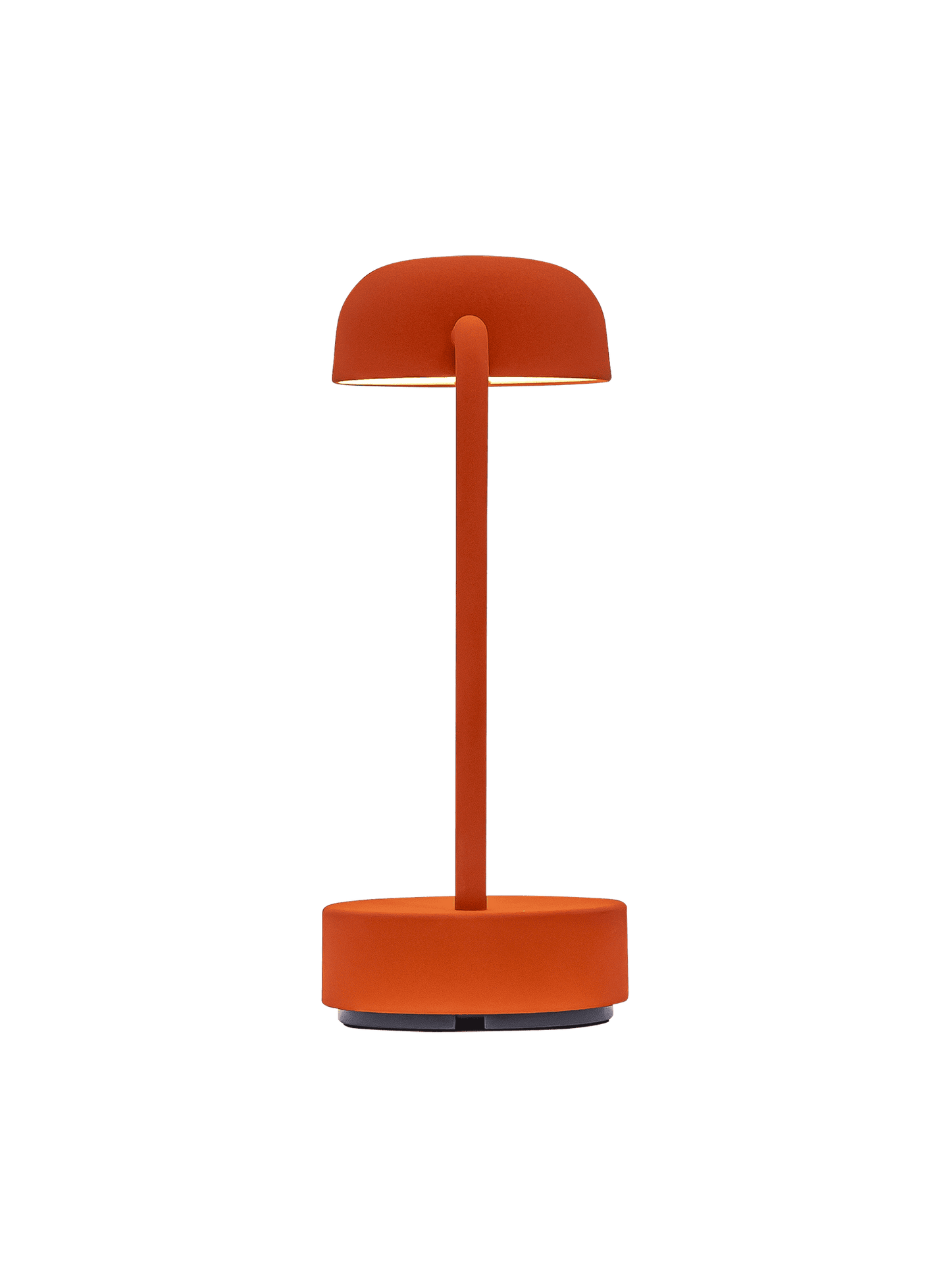 Fokus Orange LED table lamp by Kooduu – a stylish and functional lighting solution for work, reading, or relaxation.