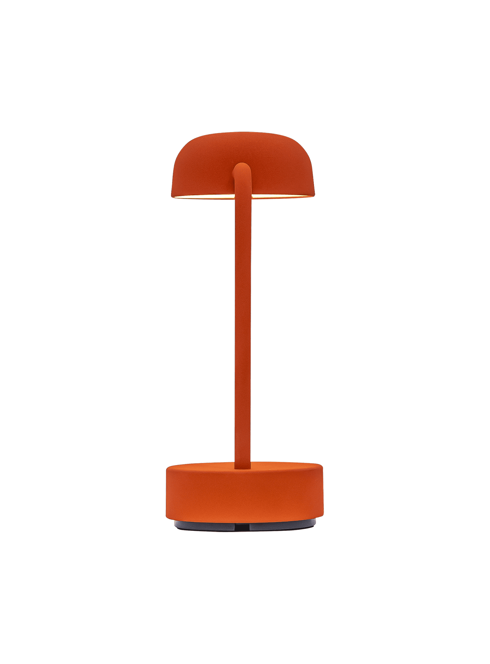 Fokus Orange LED table lamp by Kooduu – a stylish and functional lighting solution for work, reading, or relaxation.