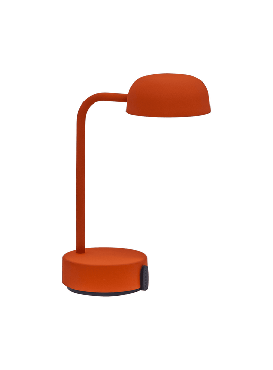 Fokus Orange by Kooduu – rechargeable LED table lamp with adjustable lighting, perfect for work or relaxation in Canadian homes.