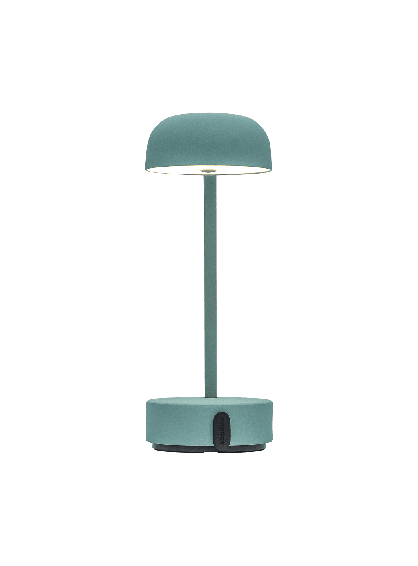 Fokus Smoky Teal by Kooduu – a stylish, compact LED lamp offering adjustable lighting for workspaces or bedside tables.