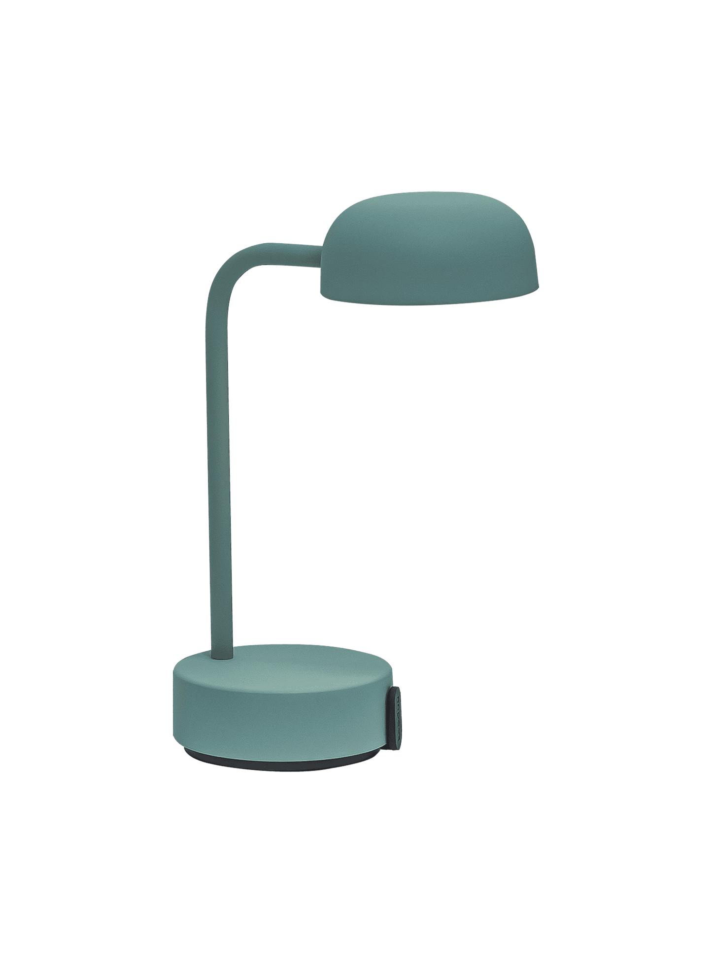 Fokus Smoky Teal by Kooduu – versatile rechargeable LED table lamp with dimmable lighting, perfect for work or relaxation in Canada.