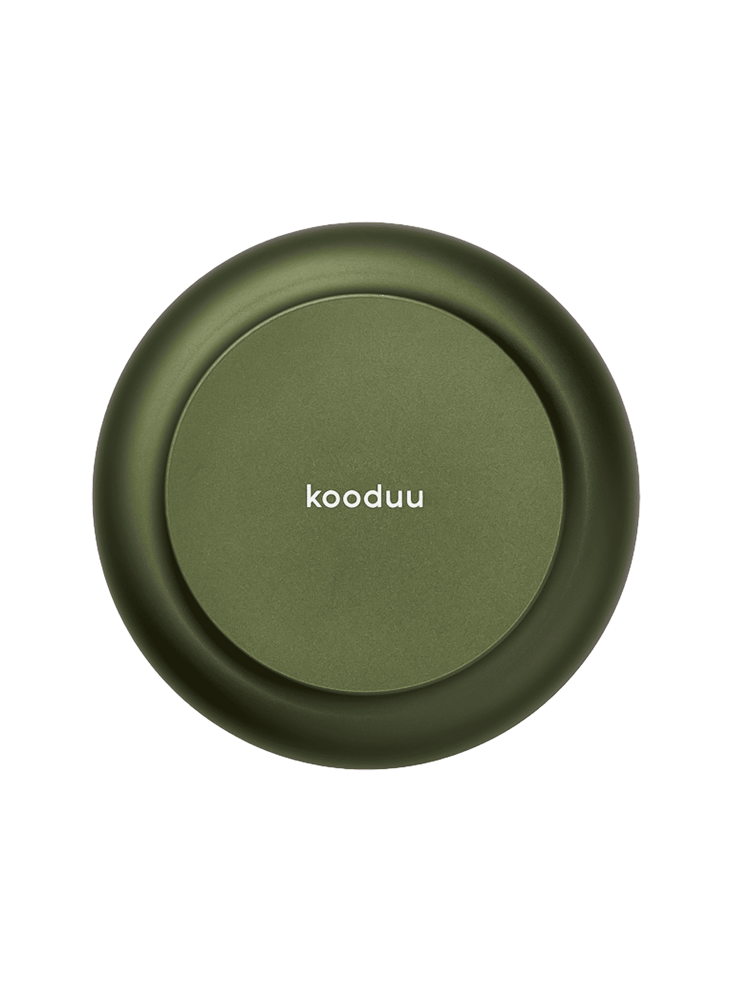Green Glow 08 by Kooduu – modern, rechargeable LED candle holder with over 100 hours of safe, flameless candlelight.