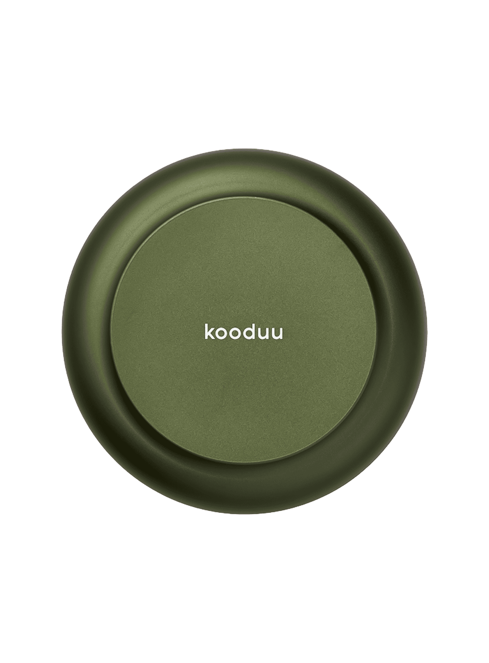 Green Glow 08 by Kooduu – modern, rechargeable LED candle holder with over 100 hours of safe, flameless candlelight.