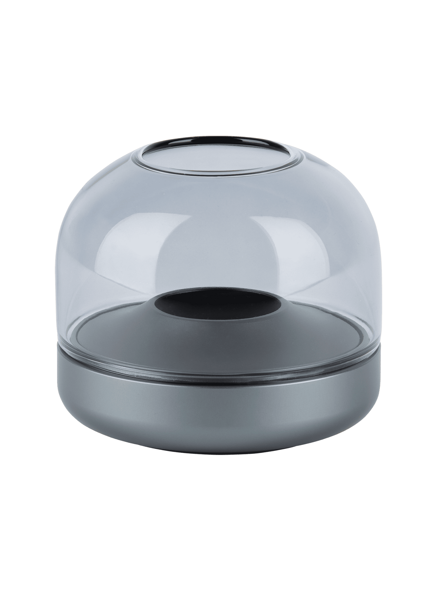 Kooduu Glow 08 Moody Blue – elegant, rechargeable LED candle holder offering over 100 hours of safe, flameless lighting.