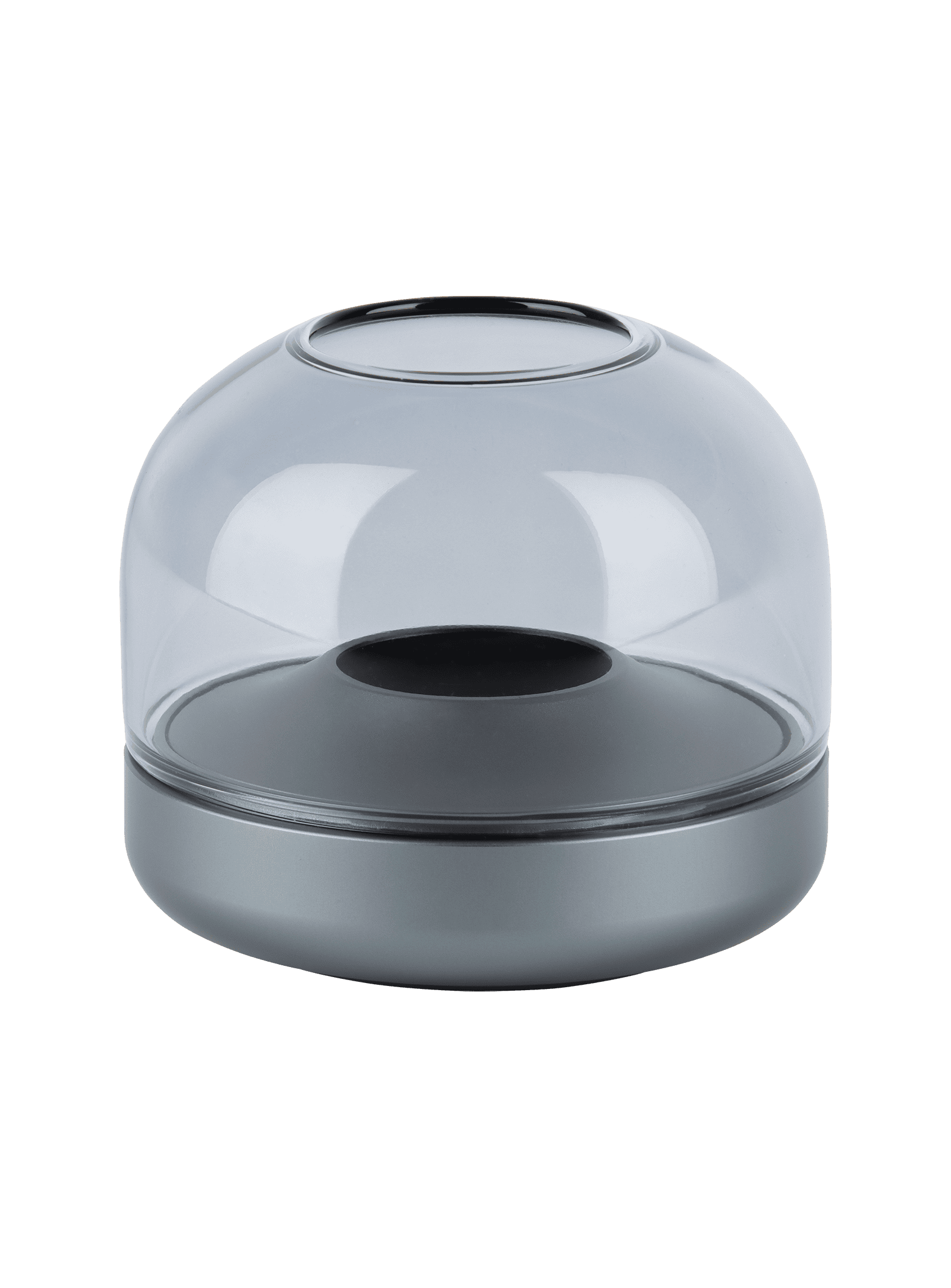 Kooduu Glow 08 Moody Blue – elegant, rechargeable LED candle holder offering over 100 hours of safe, flameless lighting.