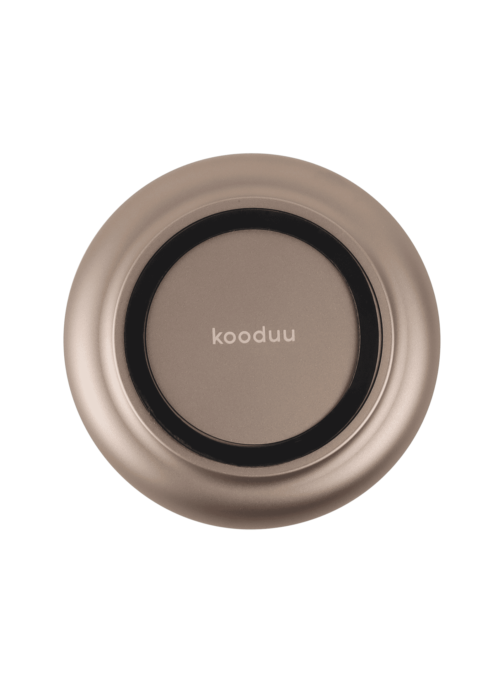 Kooduu Glow 08 Sepia – sleek design and safe LED candlelight for an elegant home atmosphere, with 3-hour charging time.