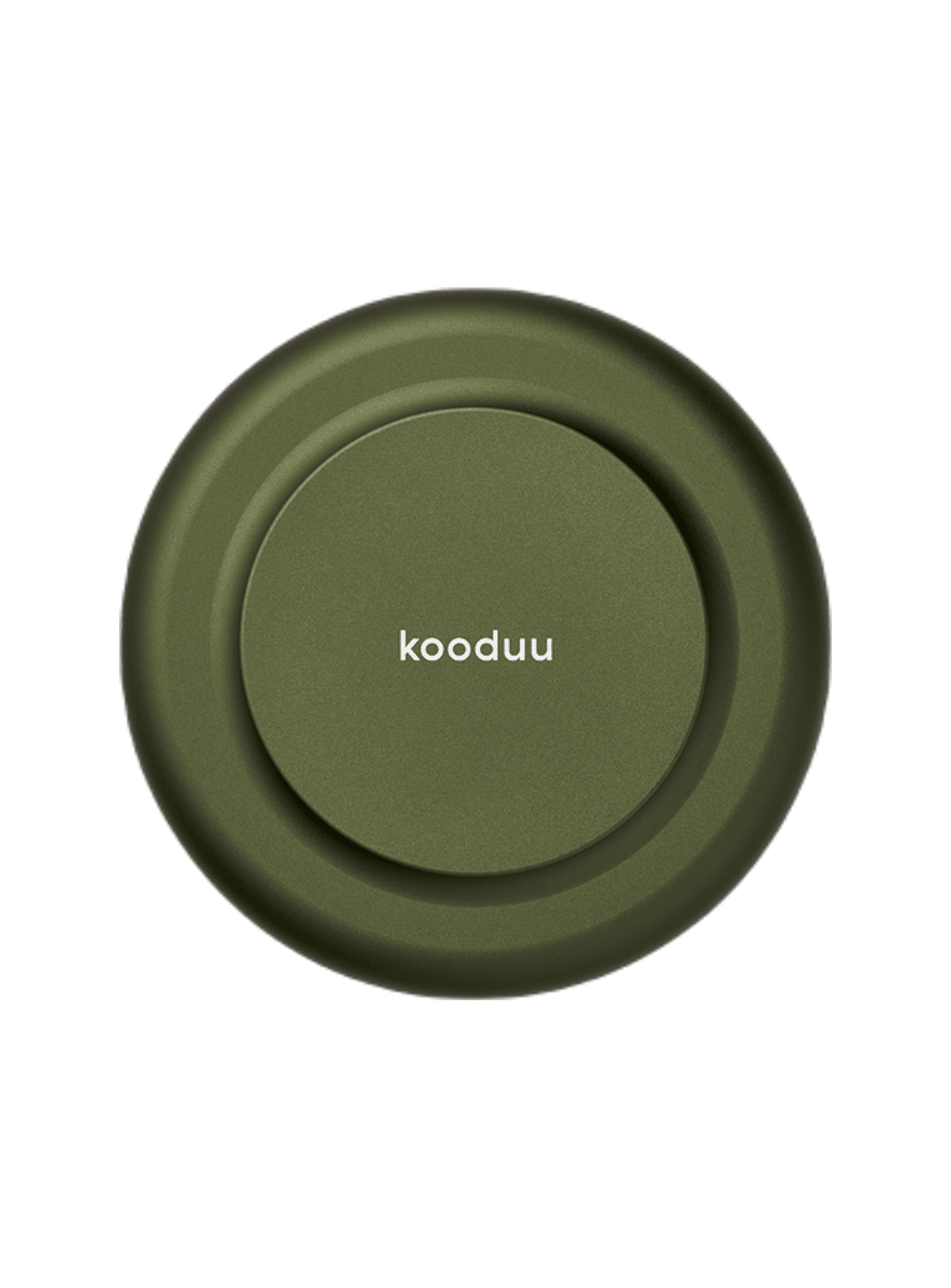 Glow 10 Green by Kooduu – stylish and durable LED candle holder offering over 100 hours of rechargeable, flameless candlelight.