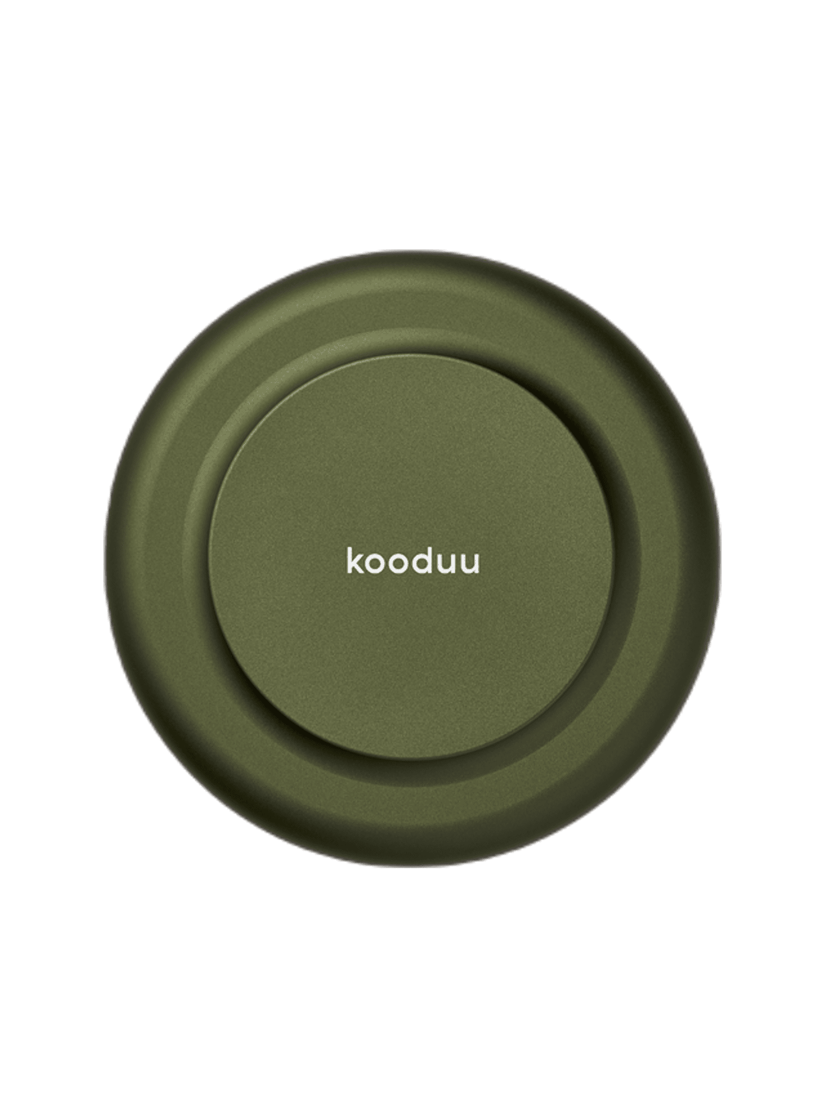 Glow 10 Green by Kooduu – stylish and durable LED candle holder offering over 100 hours of rechargeable, flameless candlelight.