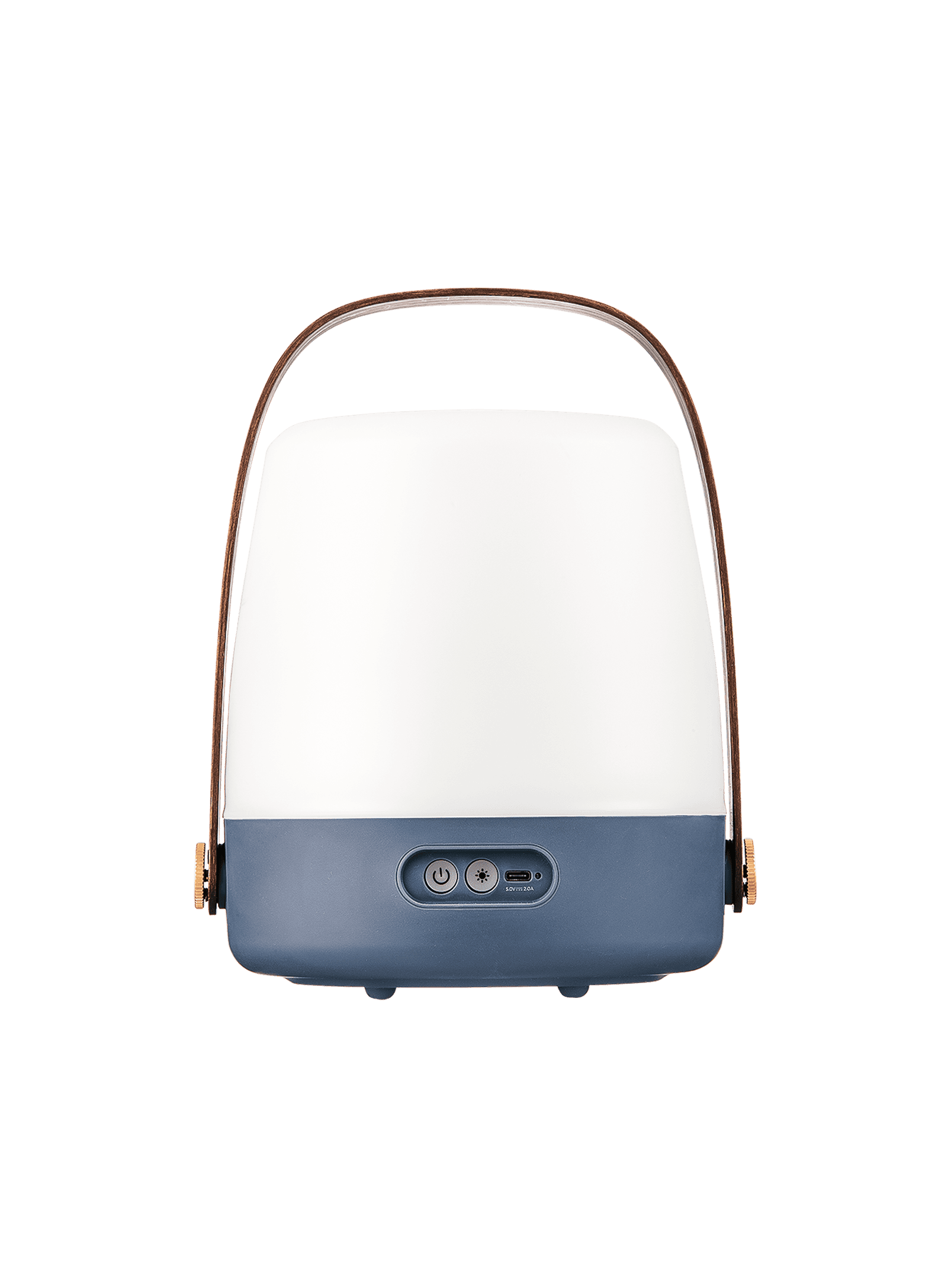 Dimmable Lite-up Ocean Blue by Kooduu – compact, rechargeable LED lamp with 4 warm light settings for versatile lighting.