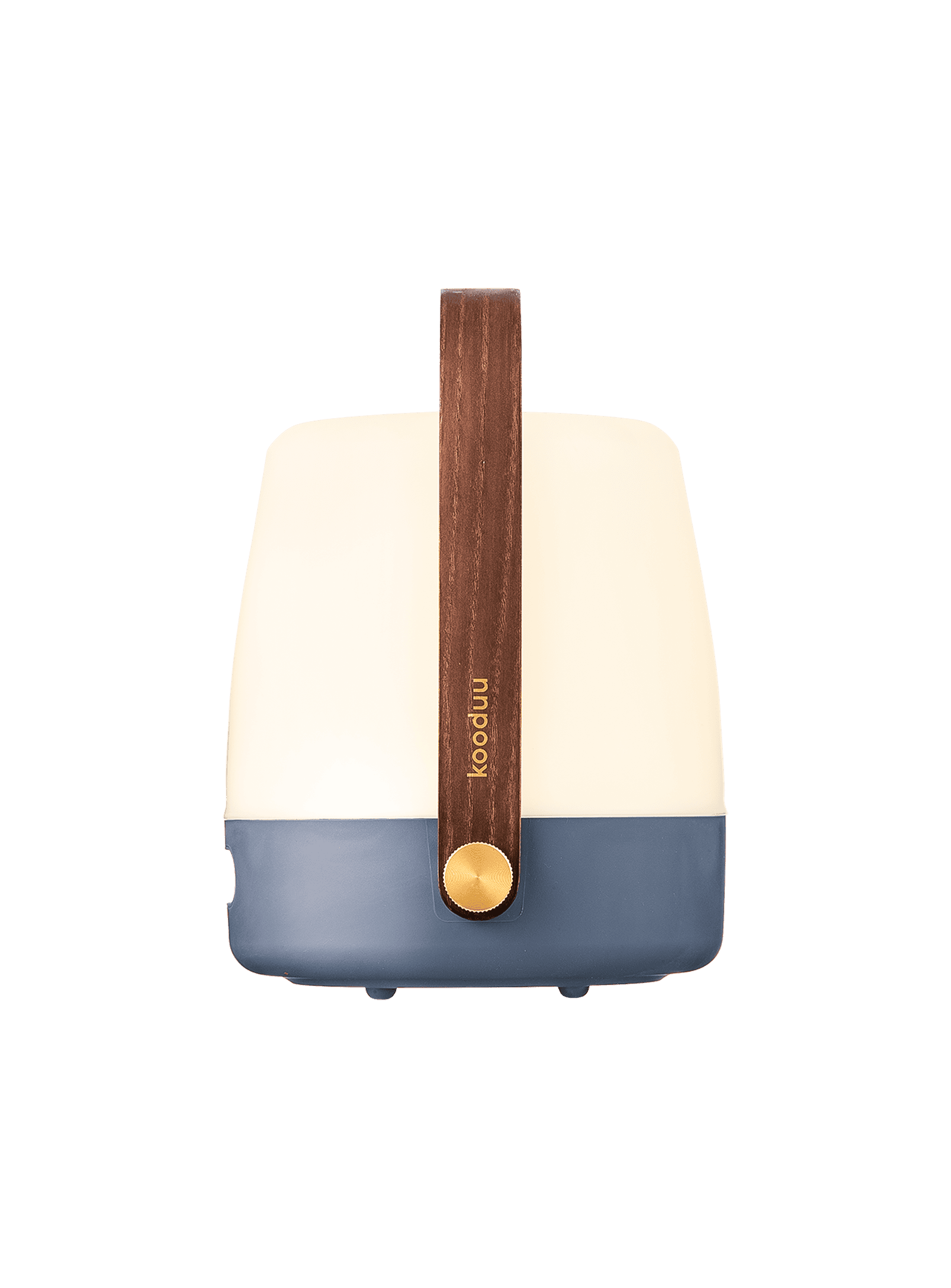 Portable and stylish, the Lite-up Ocean Blue LED lamp offers dimmable light with a rechargeable battery for indoor and outdoor use.