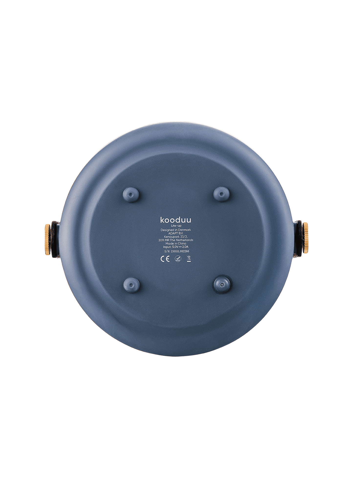 Nordic-inspired Lite-up Ocean Blue – rechargeable, portable LED lamp with dimmable light, ideal for creating a relaxing atmosphere.