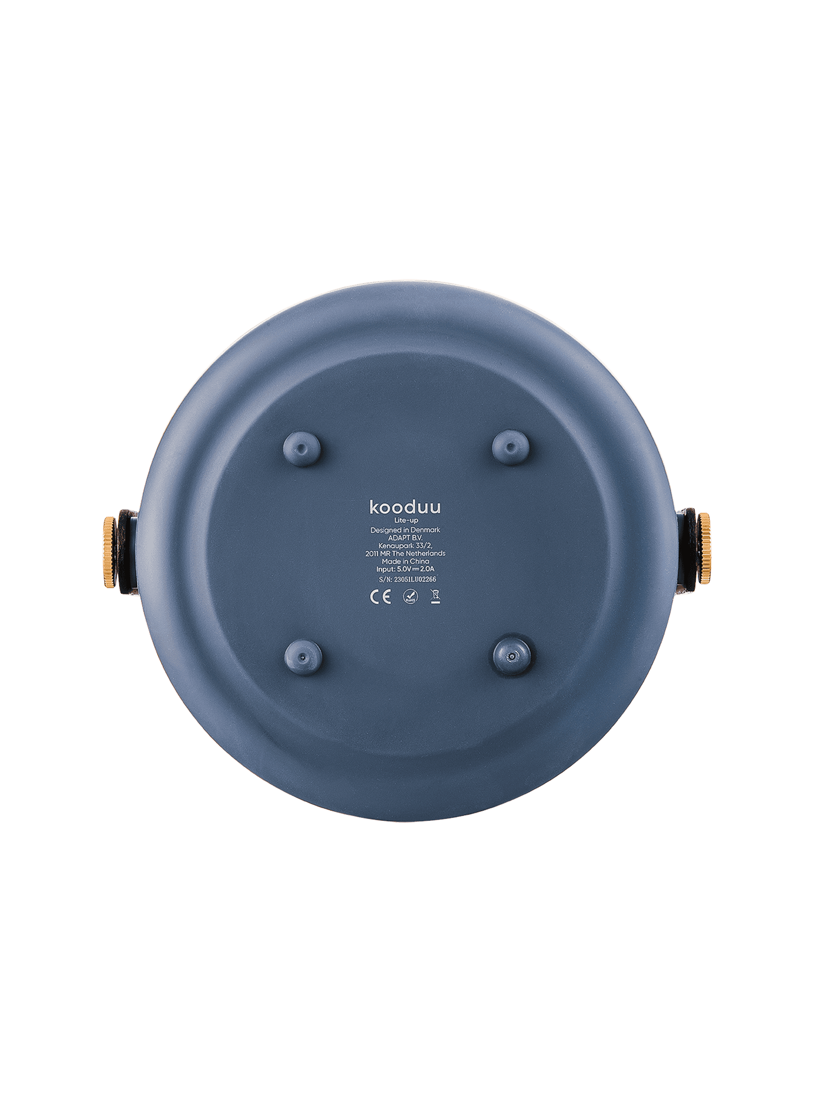 Nordic-inspired Lite-up Ocean Blue – rechargeable, portable LED lamp with dimmable light, ideal for creating a relaxing atmosphere.