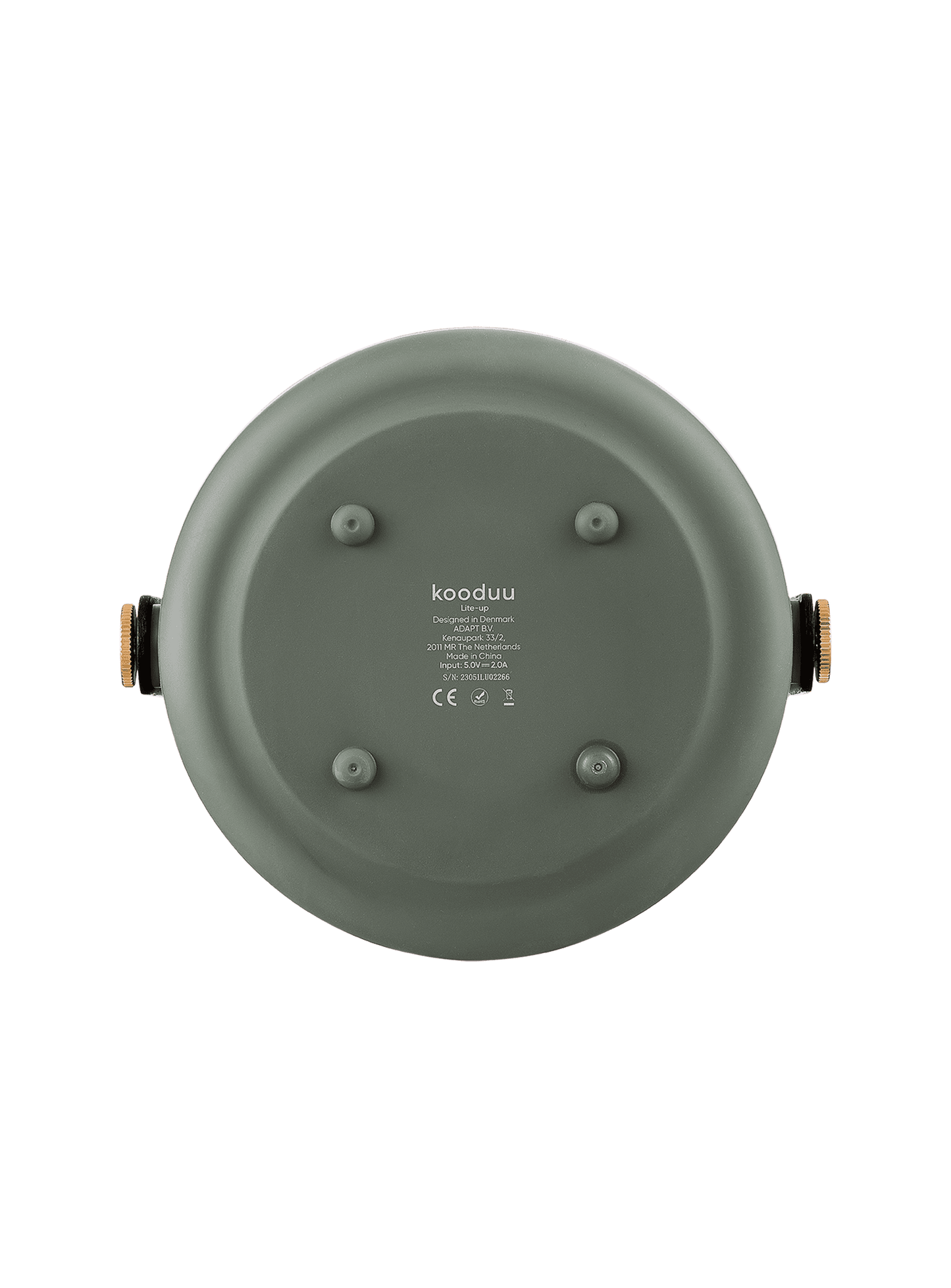 Kooduu Lite-up Petroleum – compact and rechargeable LED lamp with warm light settings for creating the perfect mood anywhere.