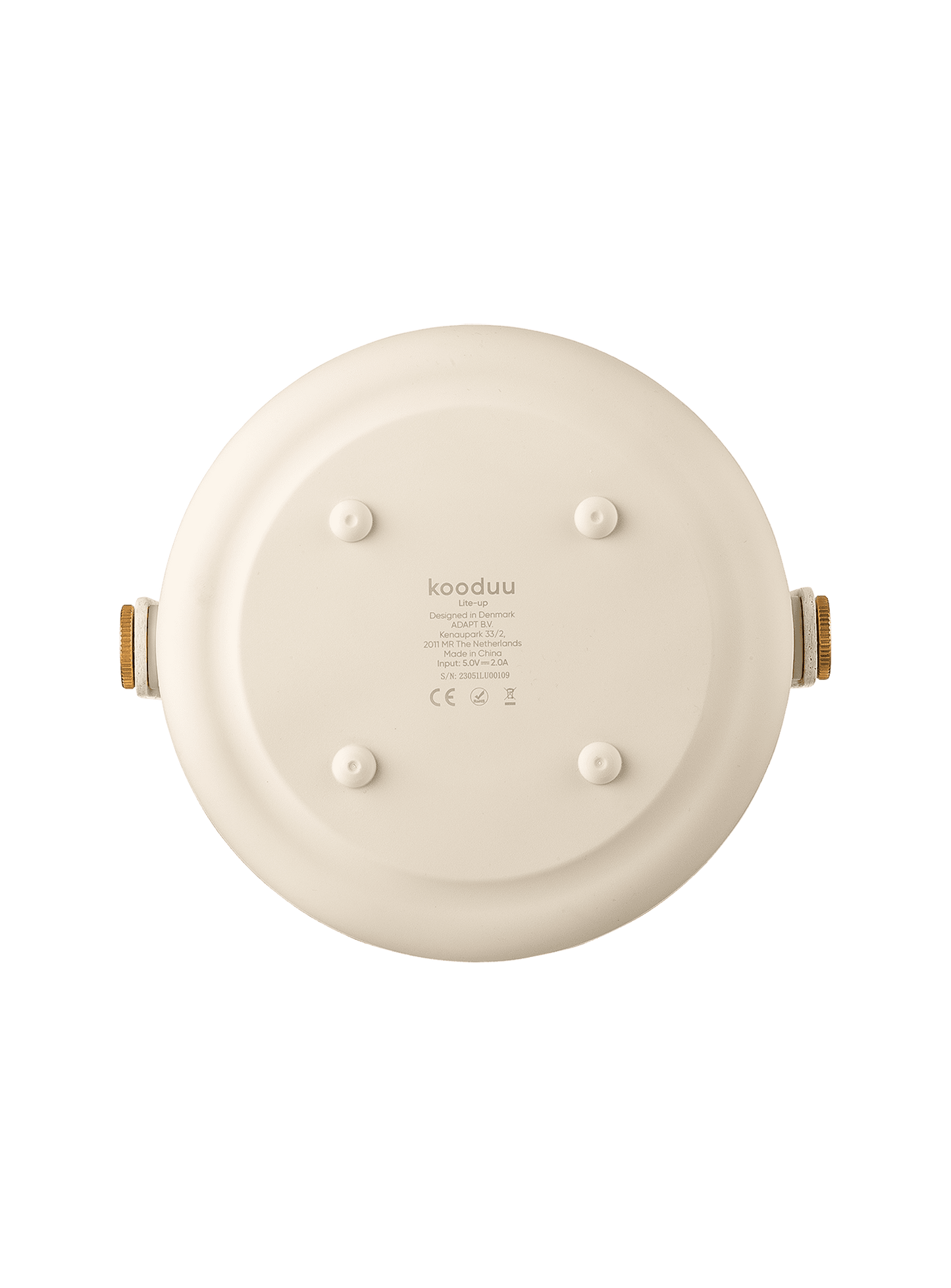 Kooduu Lite-up Sand – compact and rechargeable LED lamp with warm light settings for creating the perfect mood anywhere.