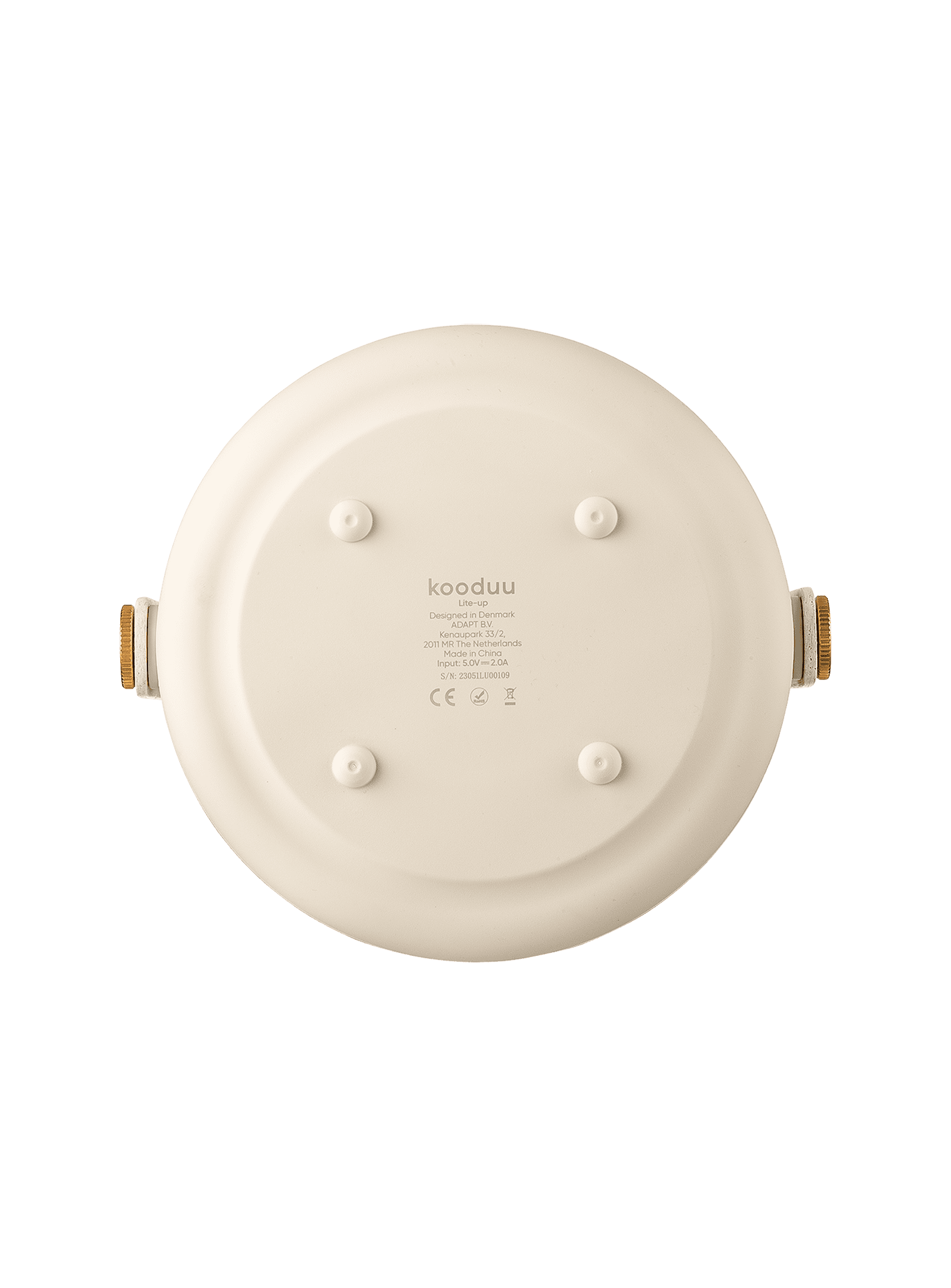 Kooduu Lite-up Sand – compact and rechargeable LED lamp with warm light settings for creating the perfect mood anywhere.