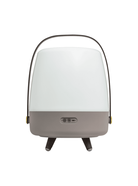 Lite-up Play Earth by Kooduu – portable LED lamp with Bluetooth speaker and adjustable lighting for any mood.