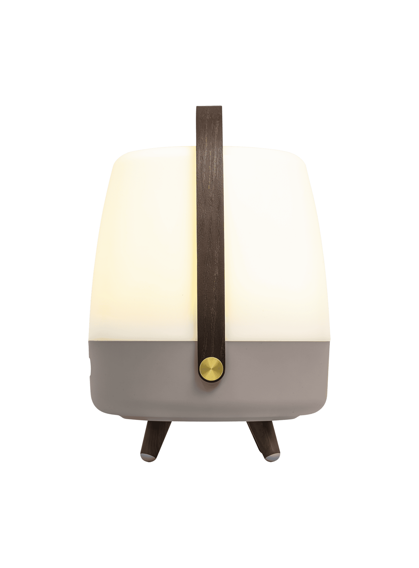 Kooduu Lite-up Play Earth – Bluetooth speaker lamp with dimmable LED lighting and wooden legs for a stylish, portable design.