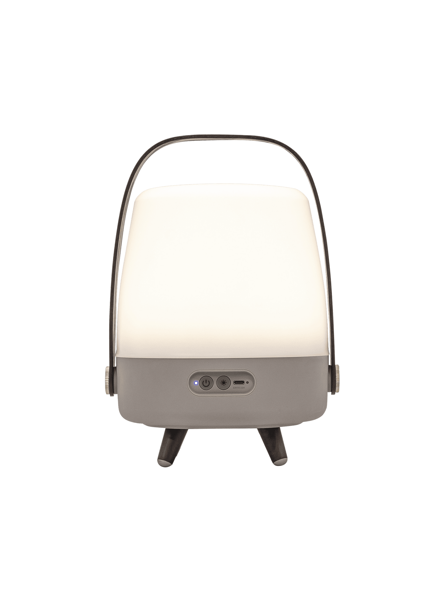 Kooduu Lite-up Play Mini Earth – LED speaker lamp with Bluetooth JBL sound and luxurious brass accents for elegant decor.