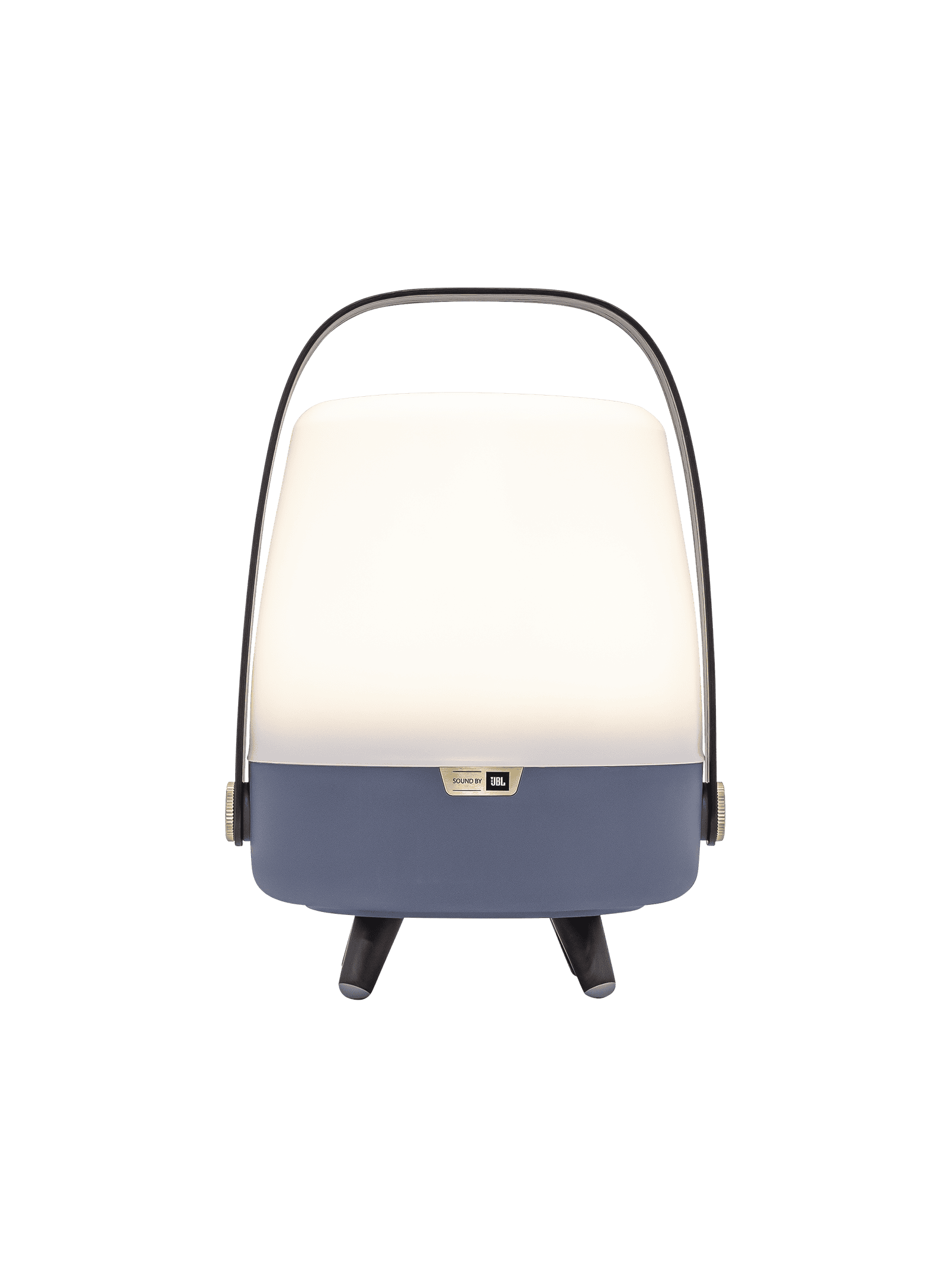 Lite-up Play Mini Ocean Blue by Kooduu – portable LED lamp with JBL sound for adjustable lighting and high-fidelity audio.
