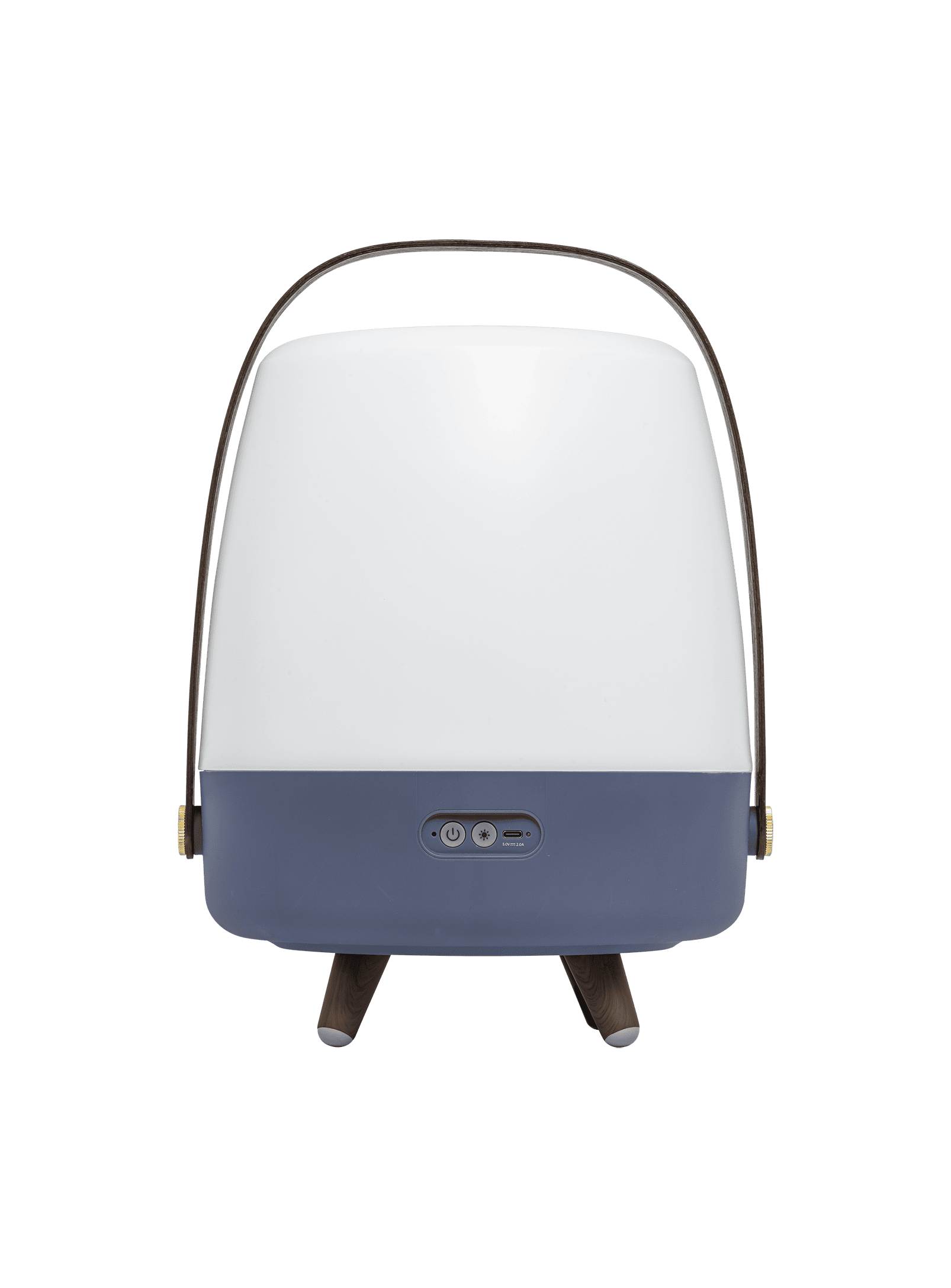 Lite-up Play Ocean Blue by Kooduu – portable LED lamp with Bluetooth speaker and adjustable lighting for a cozy ambiance.