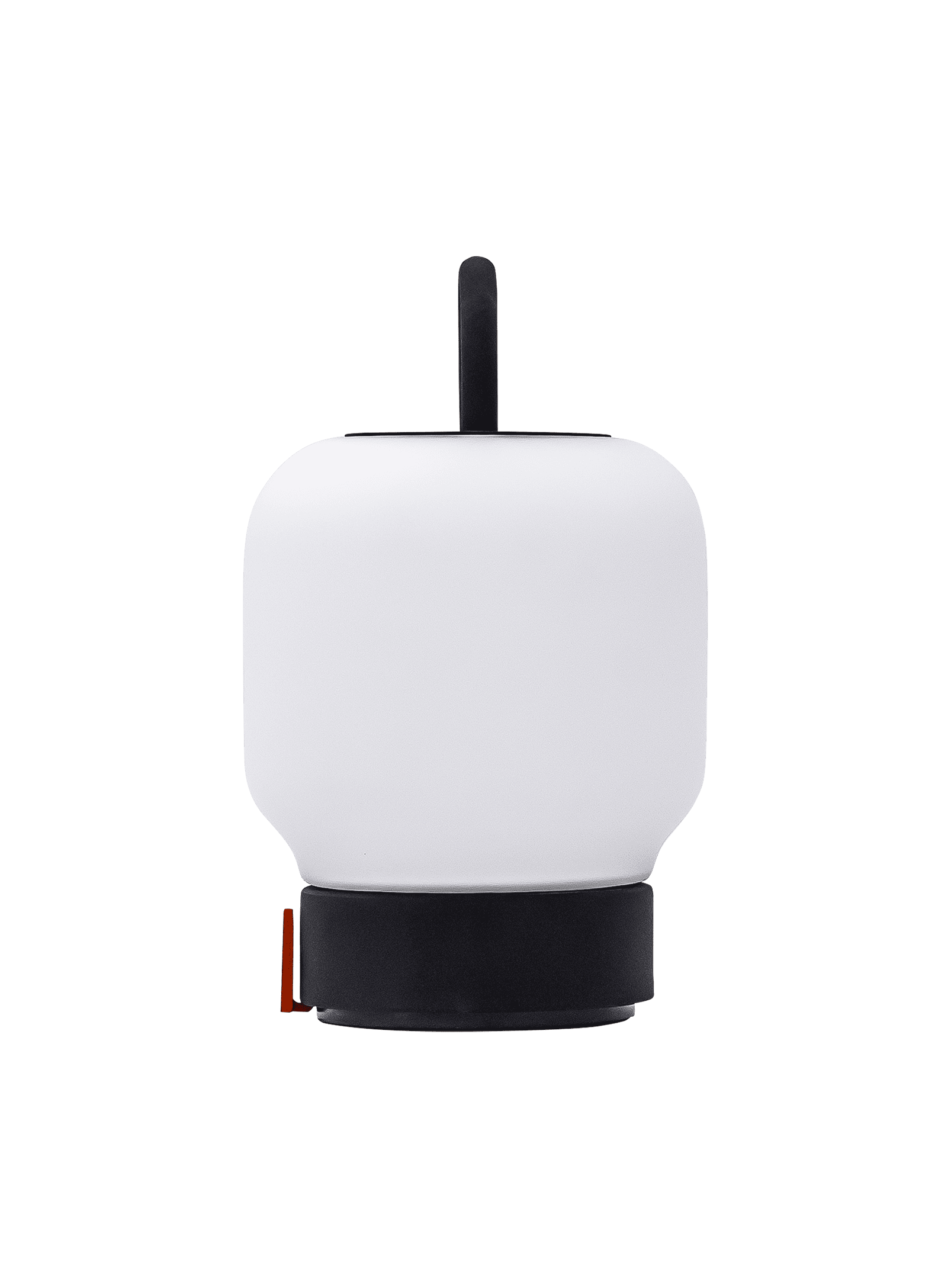 Kooduu Loome Anthracite – versatile LED table lamp with a steel handle and long-lasting battery for convenience and style.