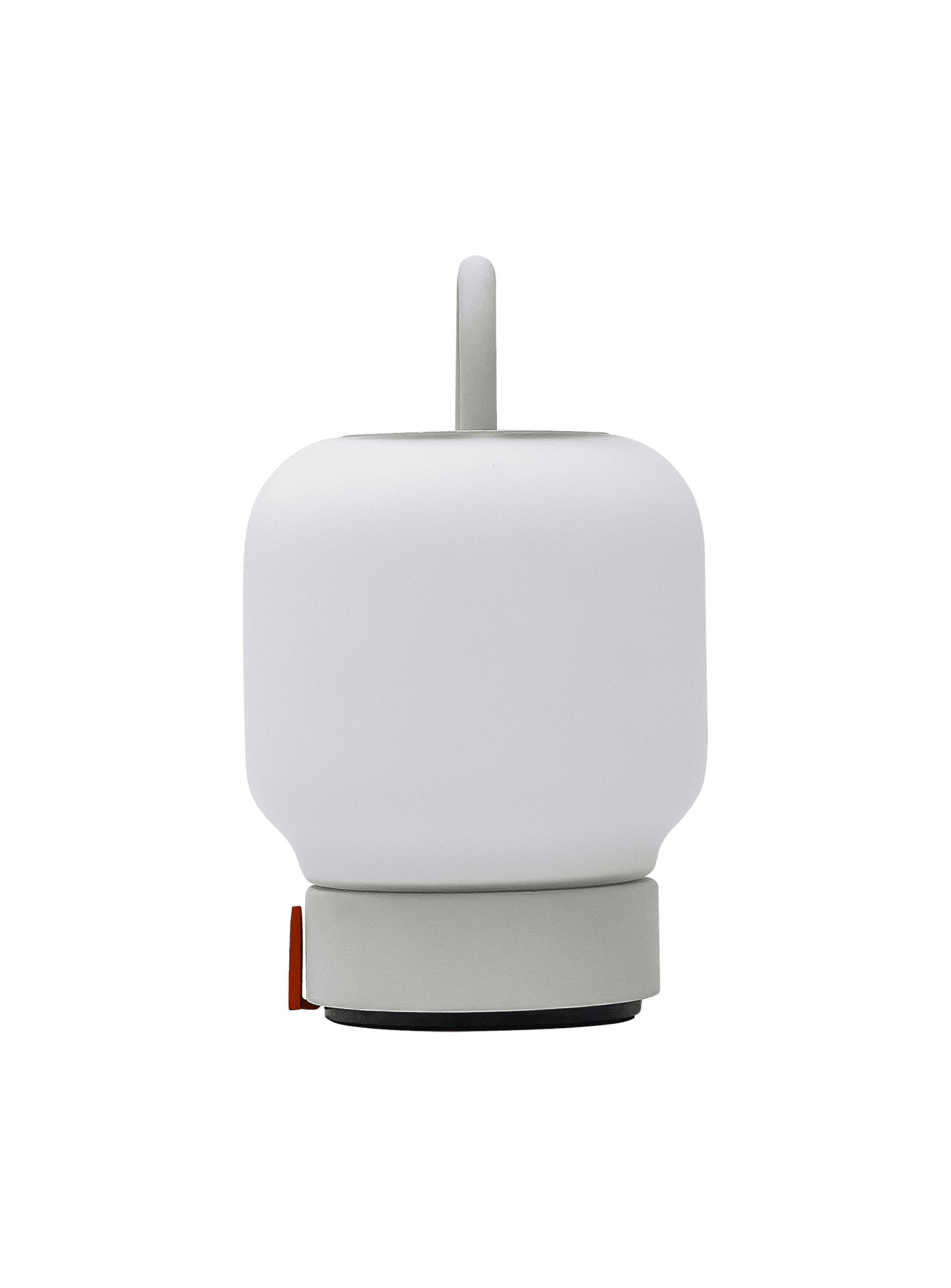 Loome Cloudy White by Kooduu – rechargeable LED lamp with warm light and continuously dimmable settings for customizable ambiance.