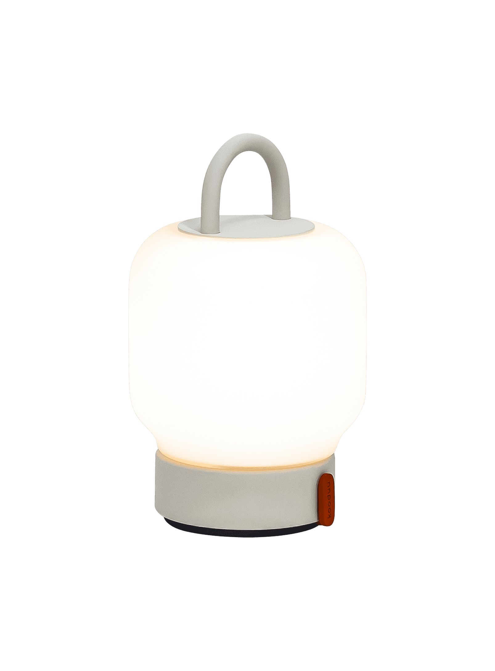 Kooduu Loome Cloudy White – portable LED lamp with soft, warm light and durable materials, perfect for home or office decor.