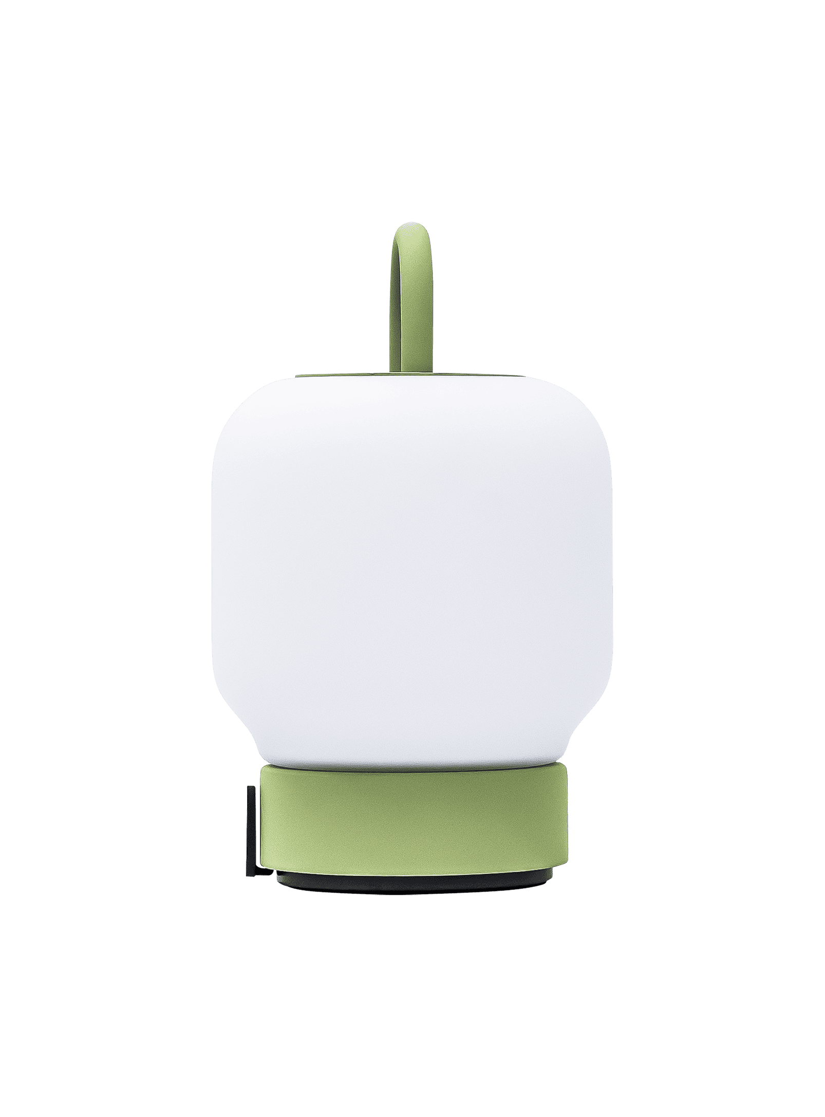 Loome Moss by Kooduu – rechargeable LED lamp with adjustable light settings and USB charging dock for convenient use.