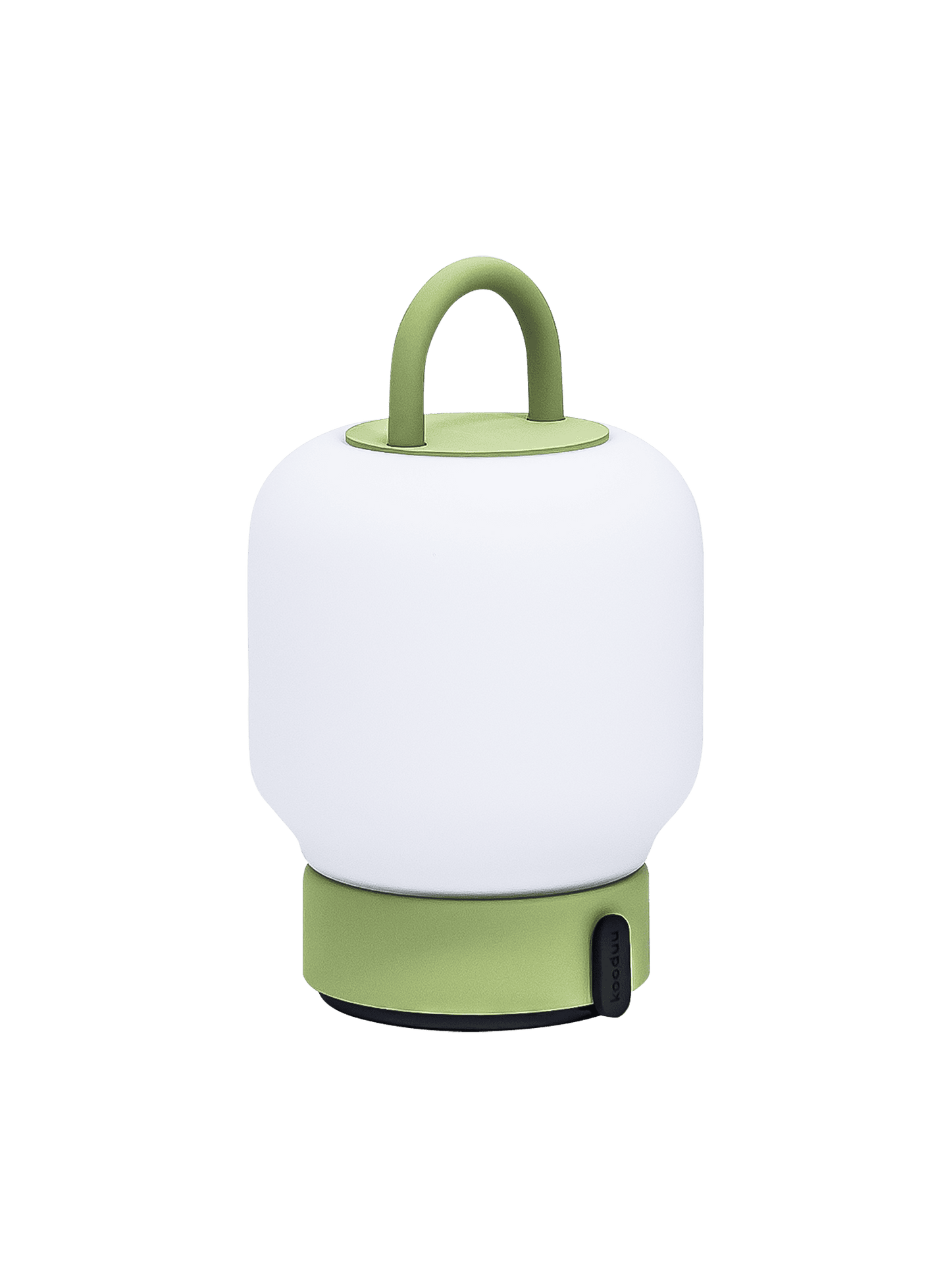 Loome Moss by Kooduu – portable LED lamp with 2700K warm light, stylish steel construction, and compact design for any room.