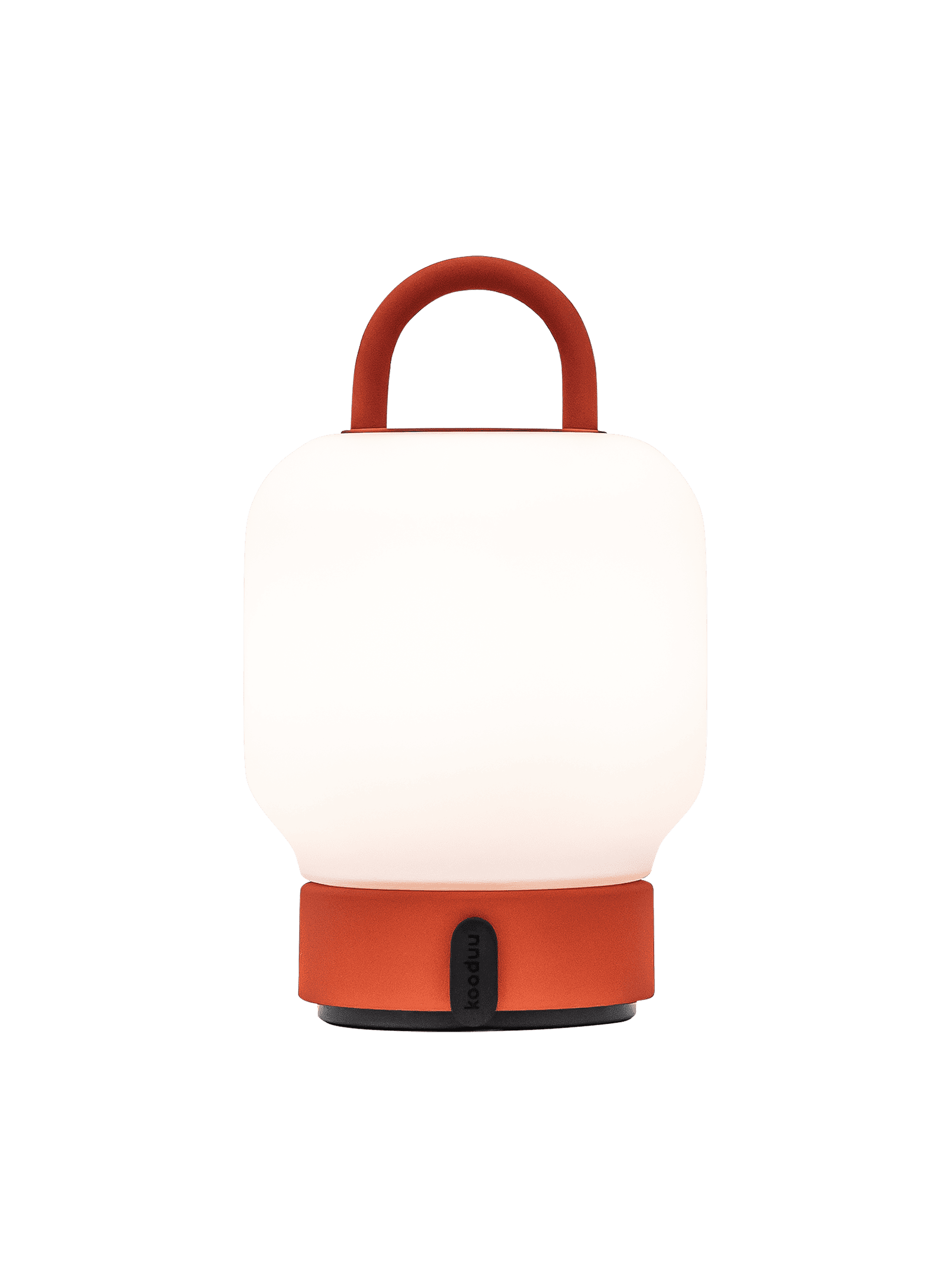 Loome Orange by Kooduu – portable LED table lamp with dimmable lighting and sleek design, perfect for Canadian home decor.