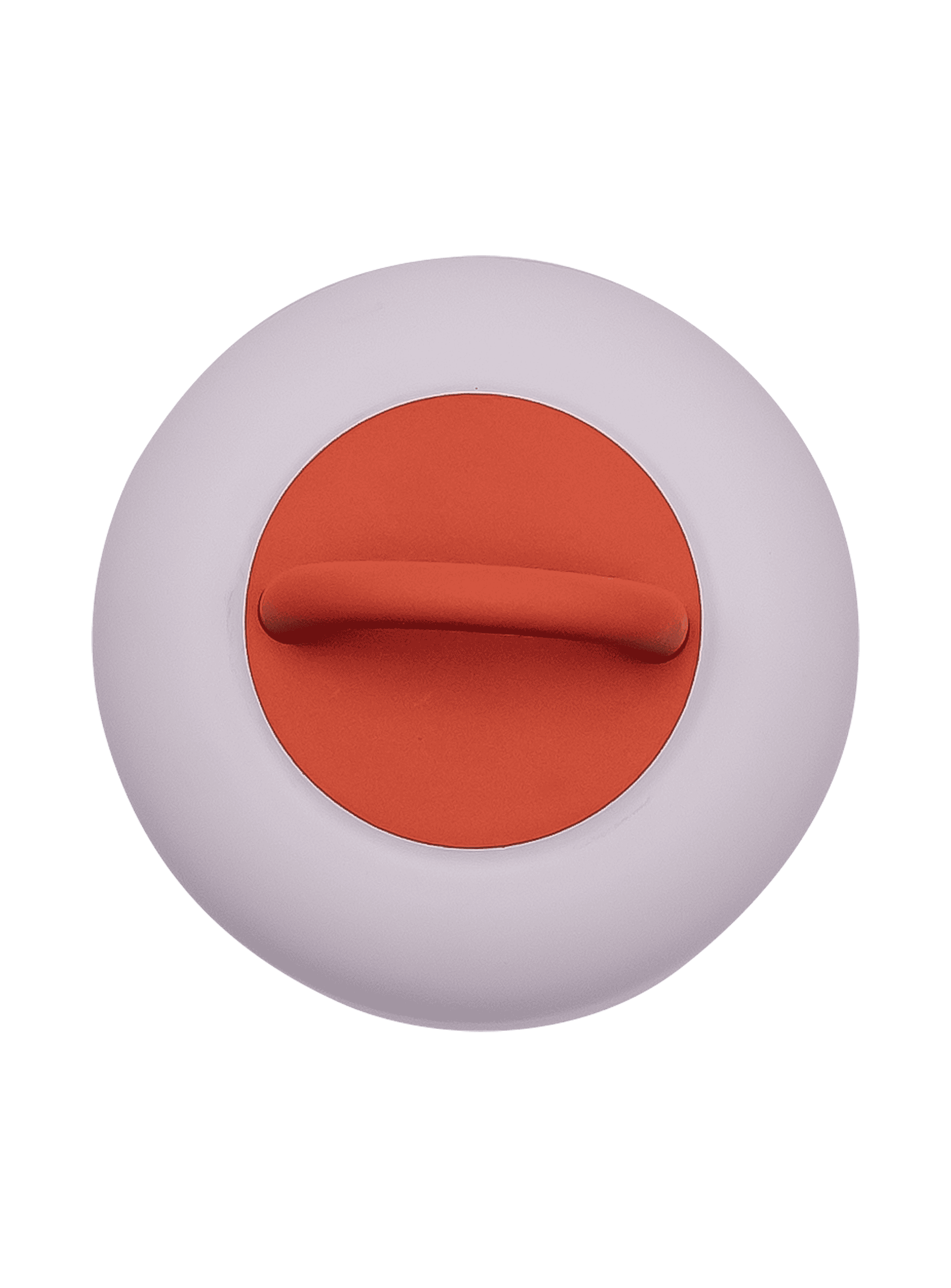 Loome Orange by Kooduu – rechargeable LED lamp with continuously adjustable light settings and sleek steel construction.