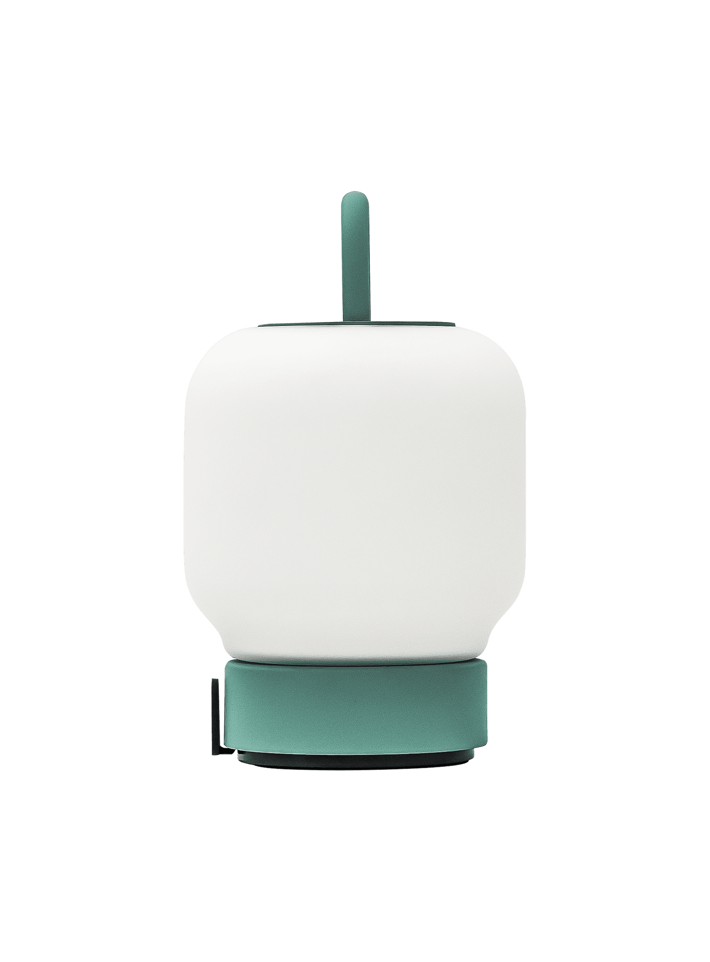 Kooduu Loome Smoky Teal – rechargeable LED lamp with 40-hour battery life and sleek design for versatile indoor lighting.