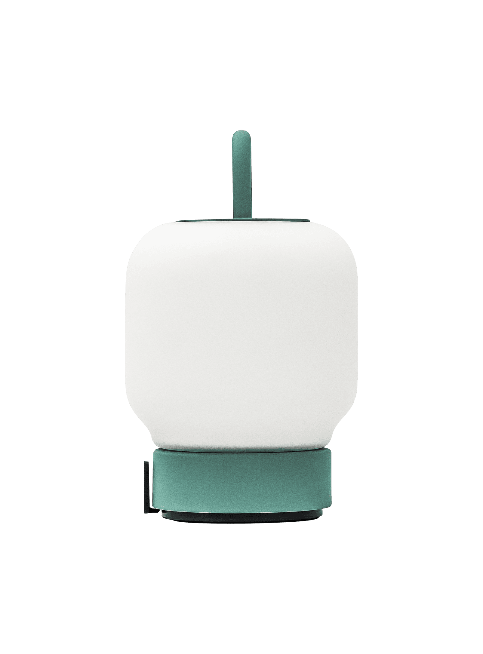 Kooduu Loome Smoky Teal – rechargeable LED lamp with 40-hour battery life and sleek design for versatile indoor lighting.
