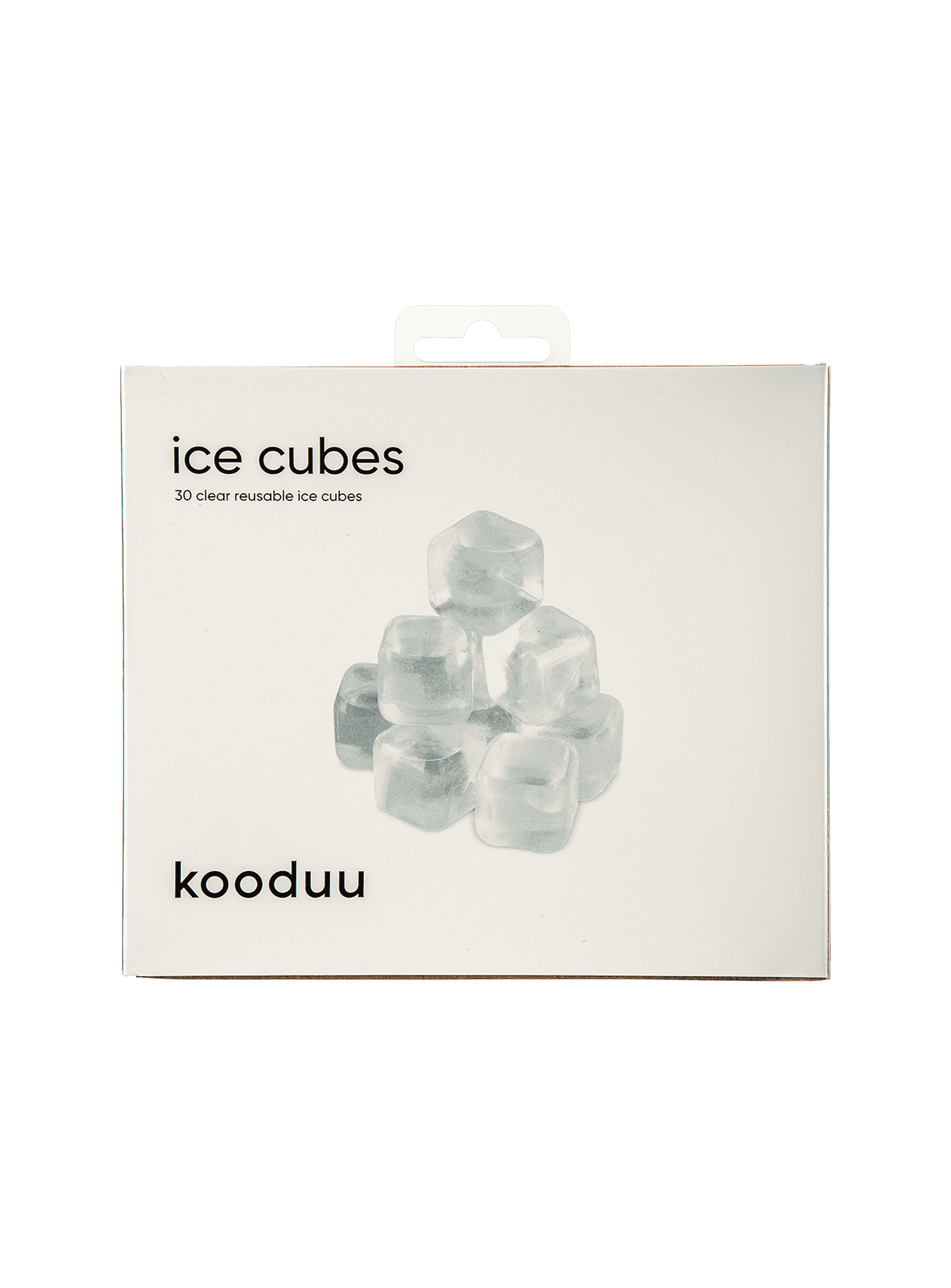 Kooduu reusable ice cubes – perfect for keeping drinks cold in your Synergy model without the mess of melting ice.