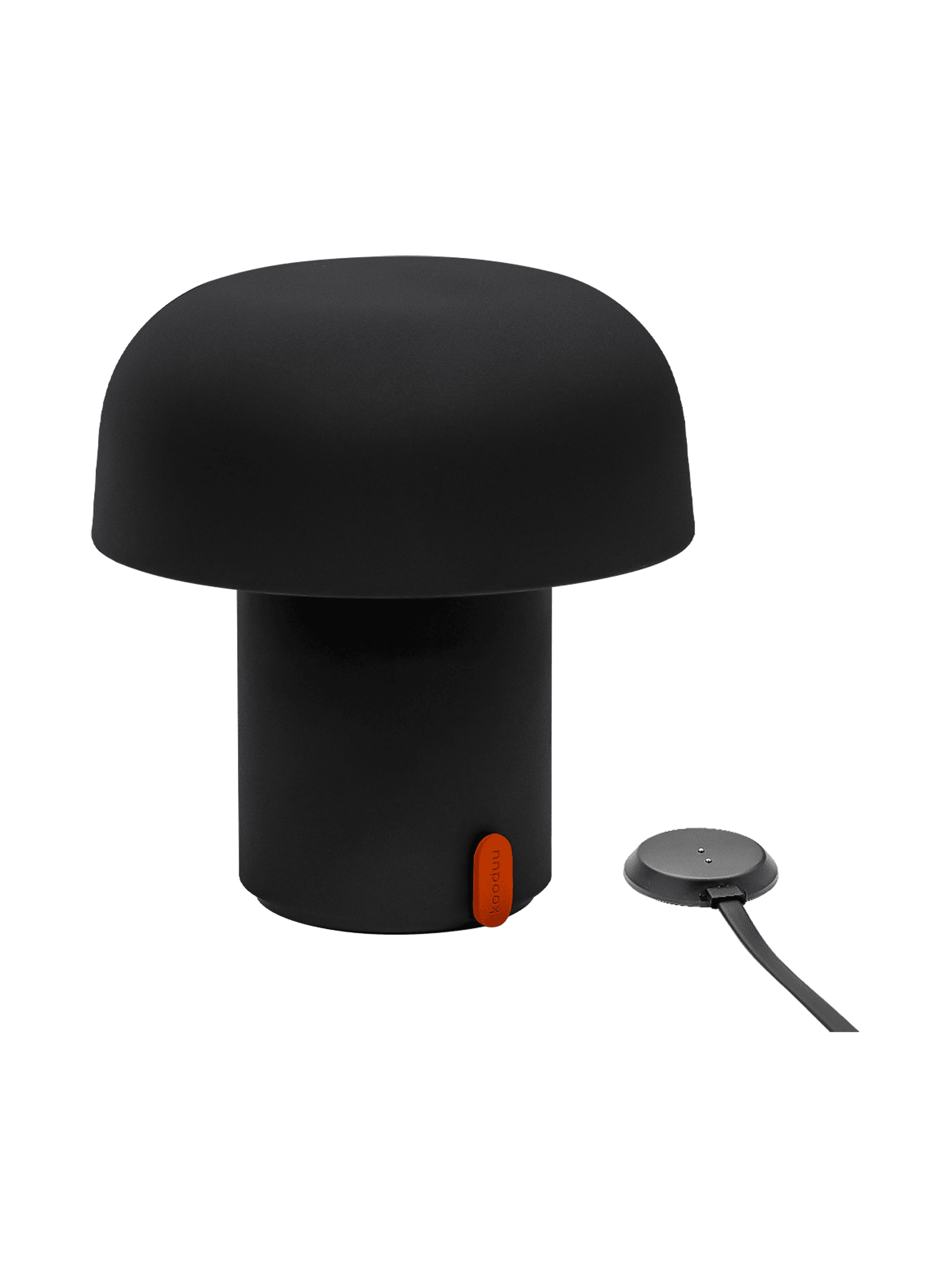 Sensa Anthracite by Kooduu – portable LED lamp with rechargeable battery and dimmable light, perfect for creating a cozy ambiance.