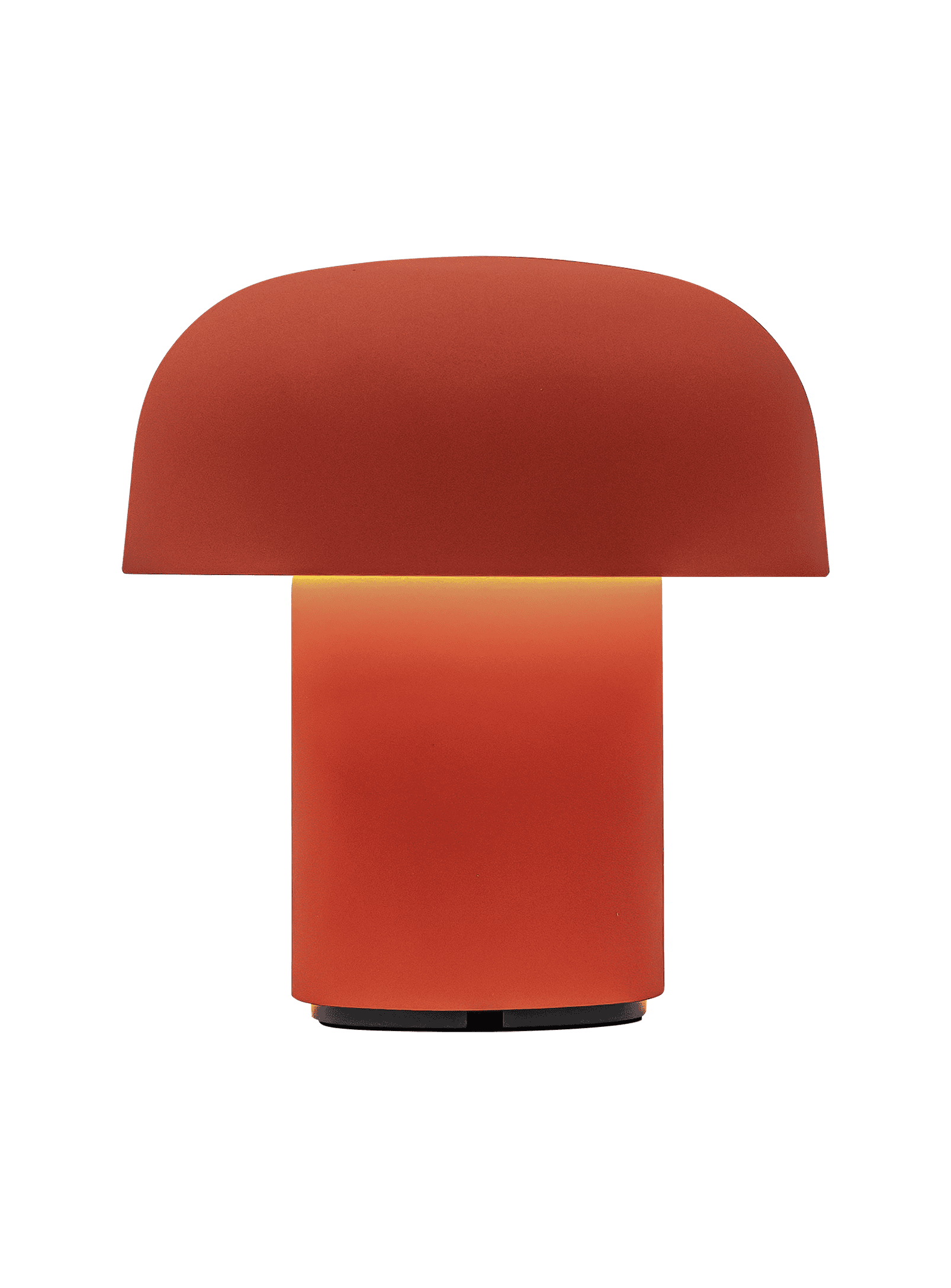 Kooduu Sensa Orange – compact LED table lamp with durable build and 2700K warm light for creating a cozy atmosphere.