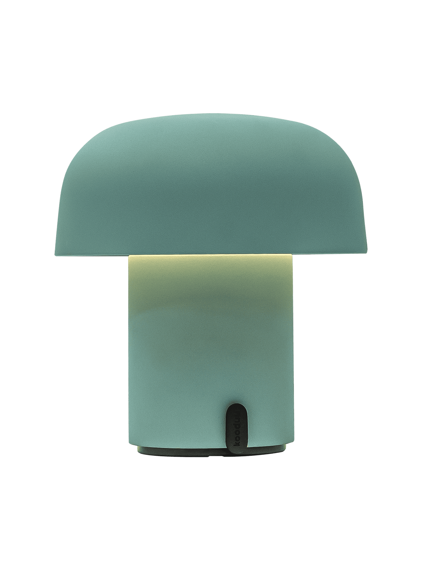 Kooduu Sensa Smoky Teal – rechargeable LED lamp with up to 40 hours of battery life, designed for stylish Canadian homes.