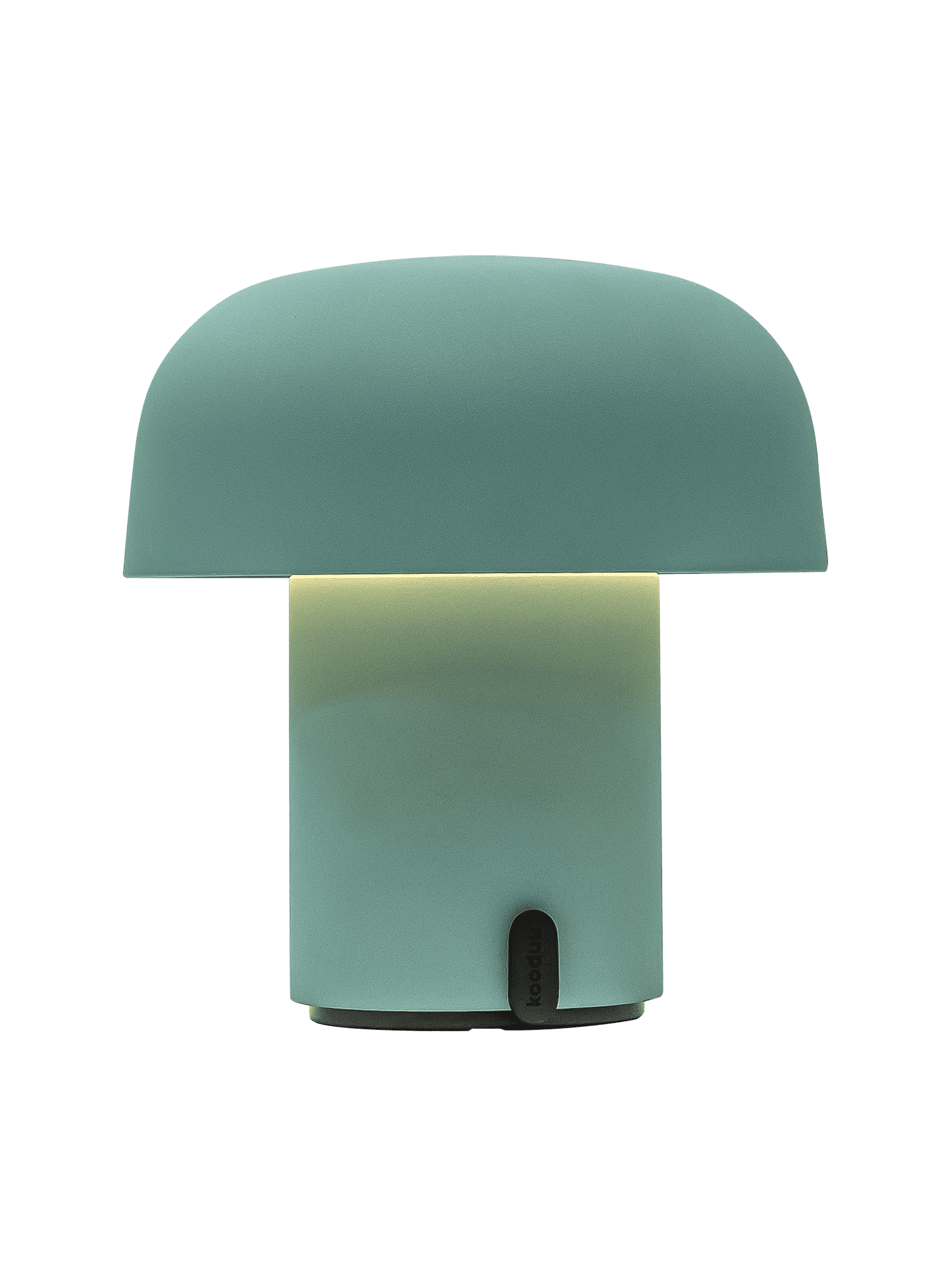 Kooduu Sensa Smoky Teal – rechargeable LED lamp with up to 40 hours of battery life, designed for stylish Canadian homes.