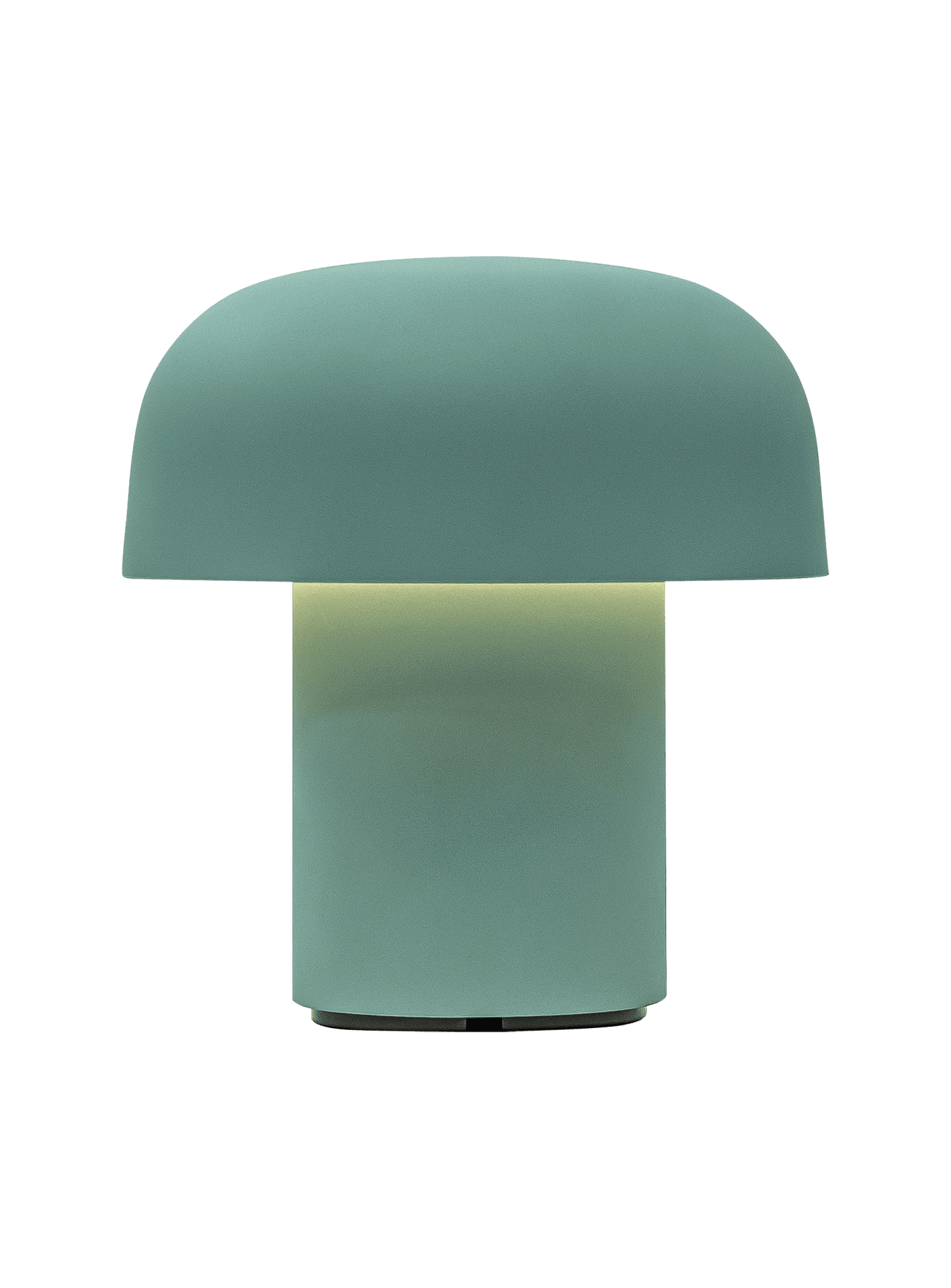 Kooduu Sensa Smoky Teal – compact LED table lamp with warm lighting and durable design for creating cozy home ambiance.