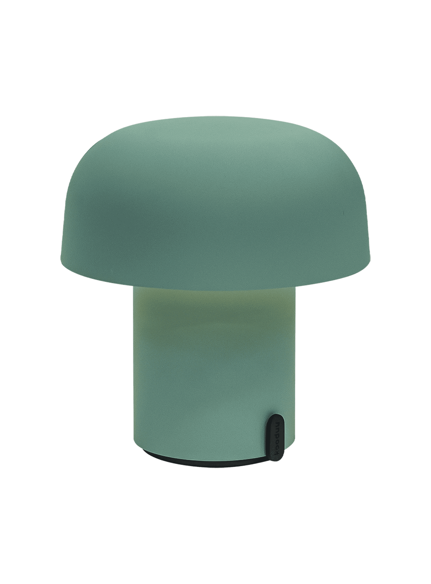 Sensa Smoky Teal by Kooduu – portable LED table lamp with dimmable lighting, perfect for adding elegance to Canadian interiors.