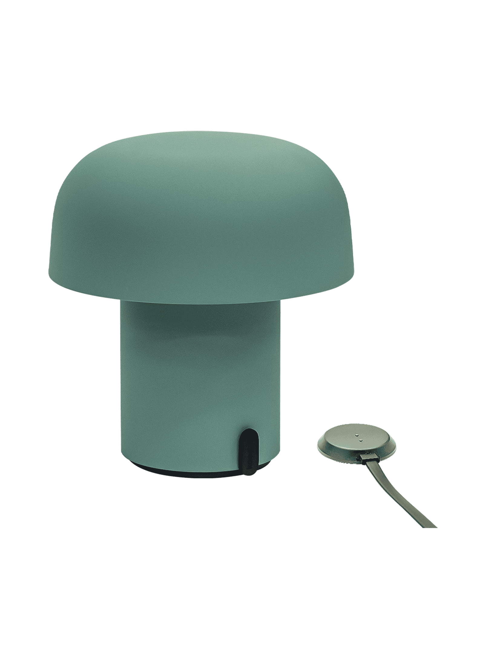 Sensa Smoky Teal by Kooduu – portable LED lamp with adjustable brightness and minimalist style, ideal for home decor.