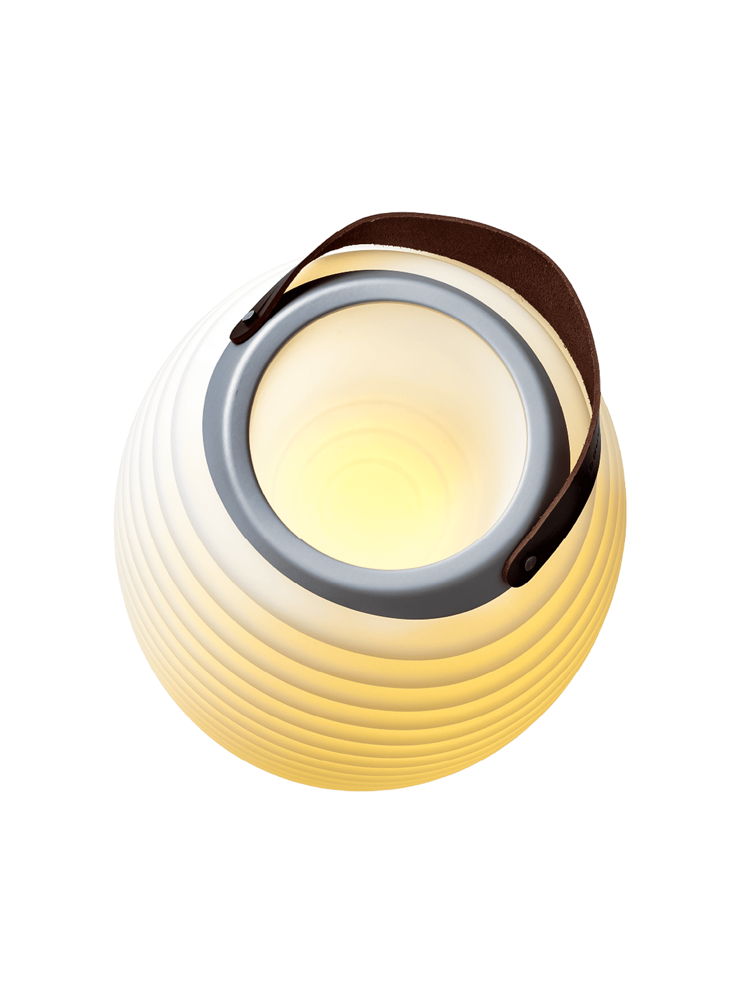 Synergy 50 by Kooduu – rechargeable LED lamp with Bluetooth sound, built-in drinks cooler, and 4 adjustable light settings.