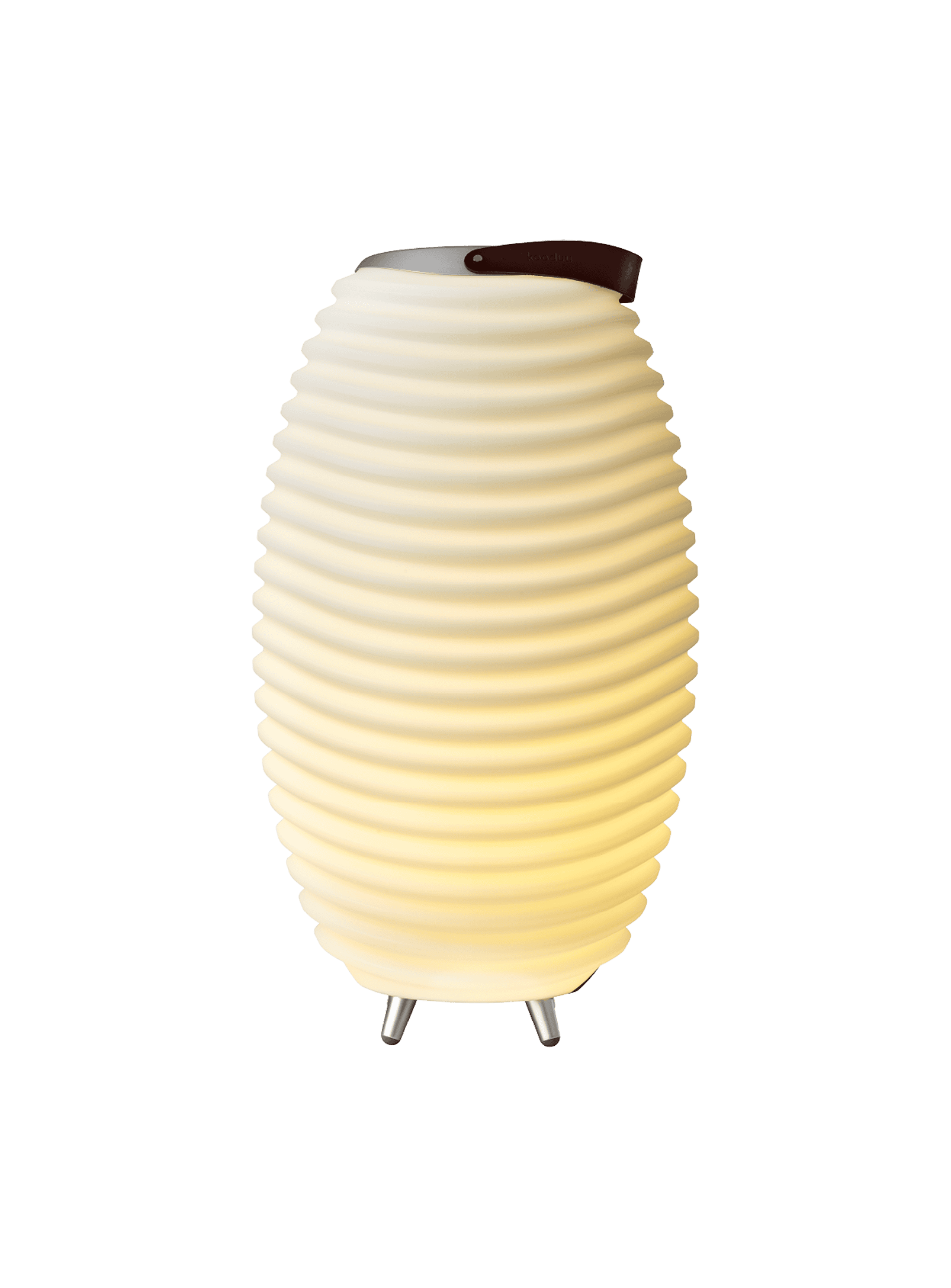 Kooduu Synergy 65 – LED lamp, speaker, and drink cooler combo, with 4 light intensities and wireless stereo pairing.